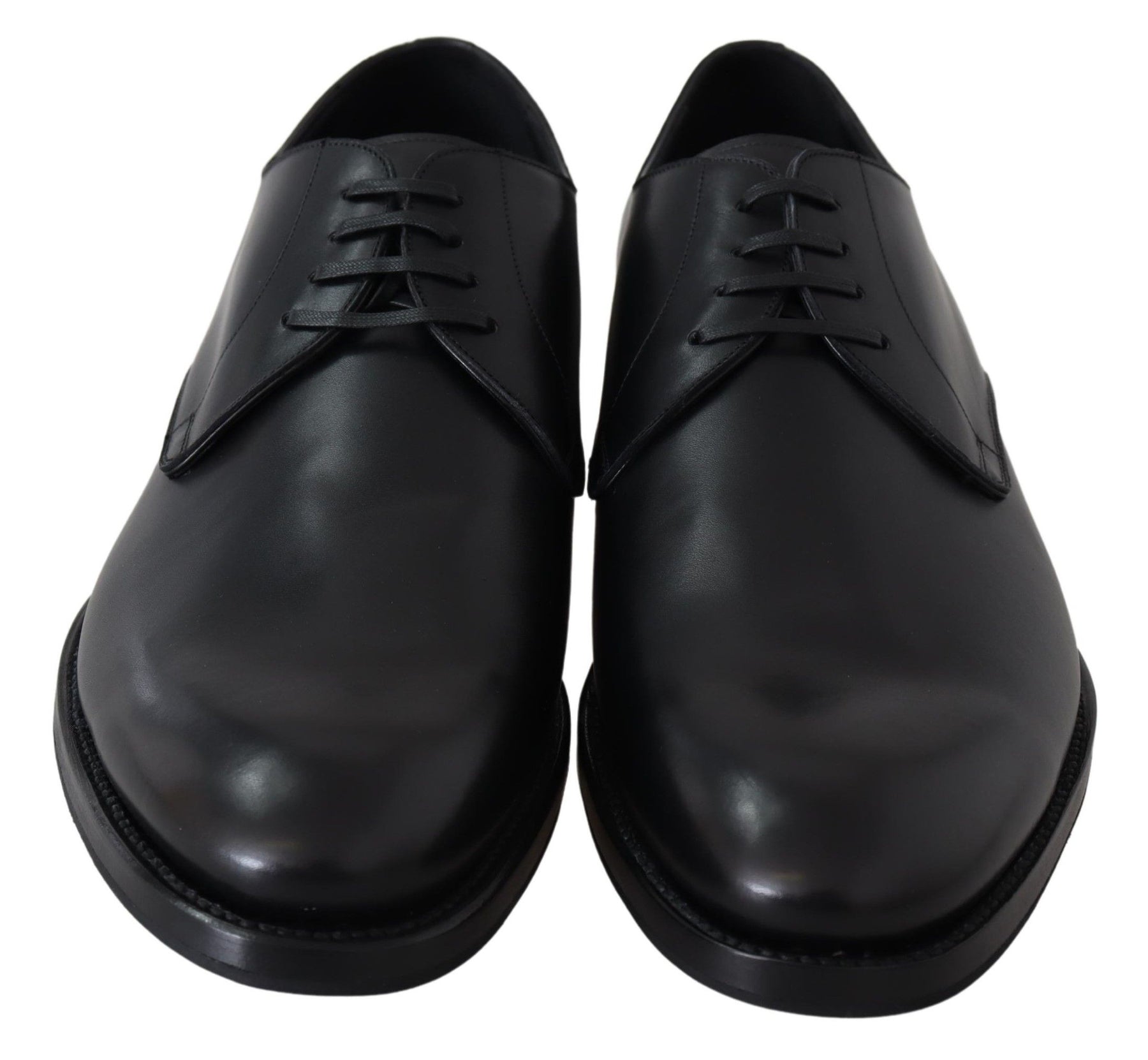 Dolce & Gabbana Black Leather SARTORIA Hand Made Shoes | Regal Royce