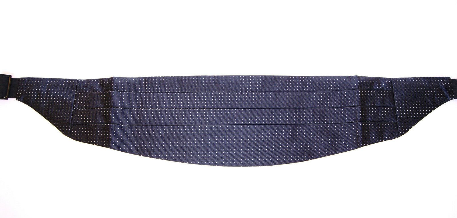 Dolce & Gabbana Blue Waist Smoking Tuxedo Cummerbund Belt | Regal Royce