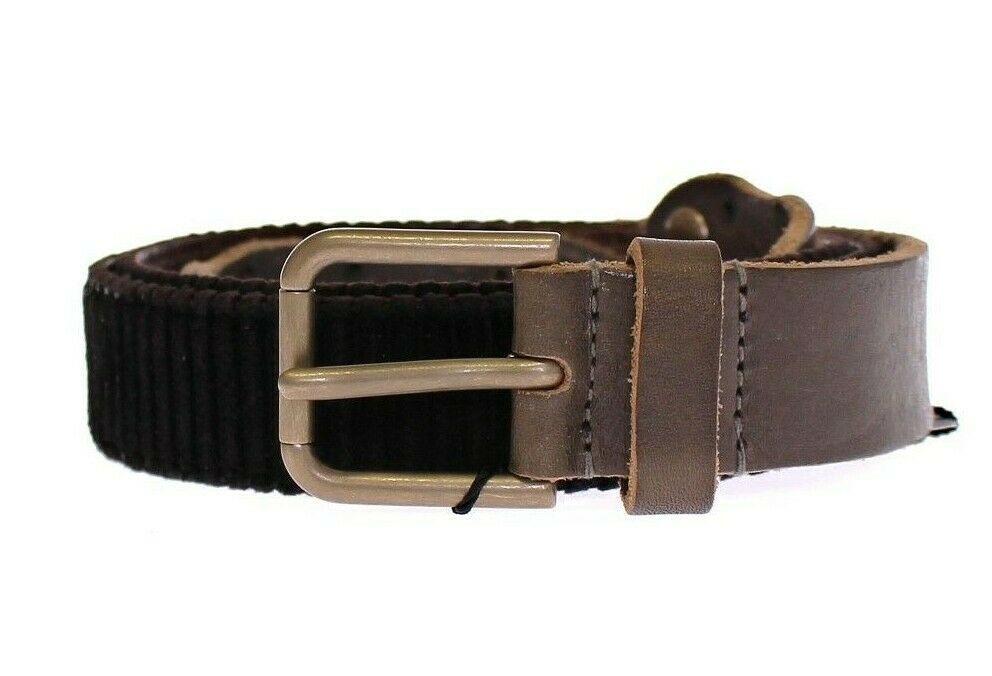 Dolce & Gabbana Brown Leather Logo Cintura Gürtel Belt | Regal Royce