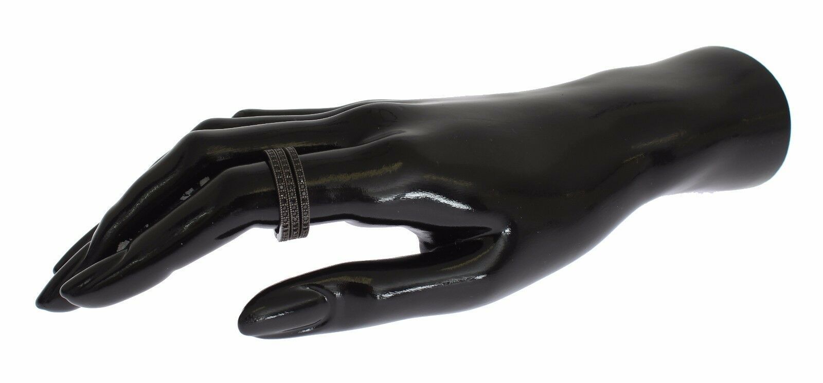 Nialaya Black CZ 925 Sterling Silver Womens | Regal Royce