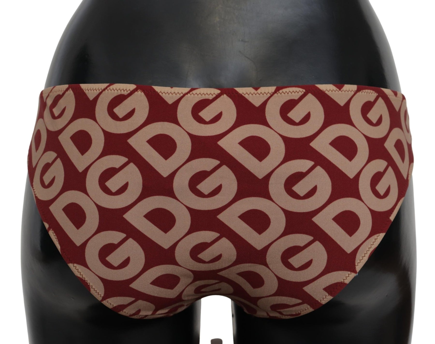 Dolce & Gabbana Multicolor DG Logo Print Bottom Beachwear Bikini Swimsuit | Regal Royce