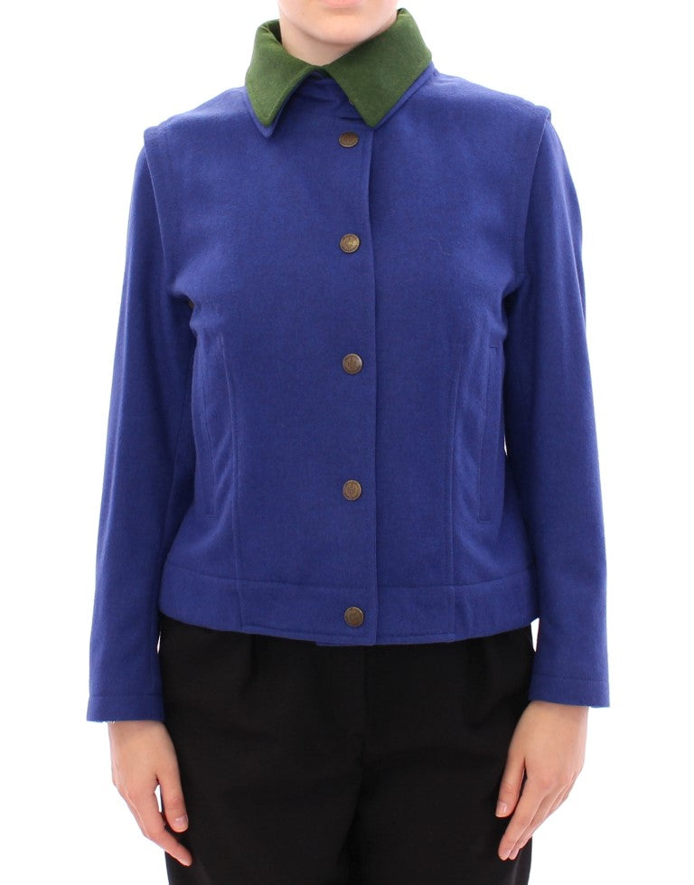 Andrea Incontri Habsburg Blue Green Wool Jacket Coat | Regal Royce