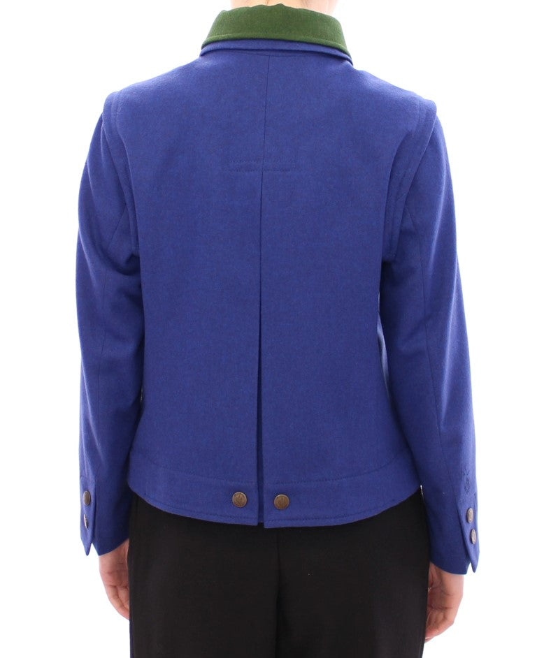 Andrea Incontri Habsburg Blue Green Wool Jacket Coat | Regal Royce