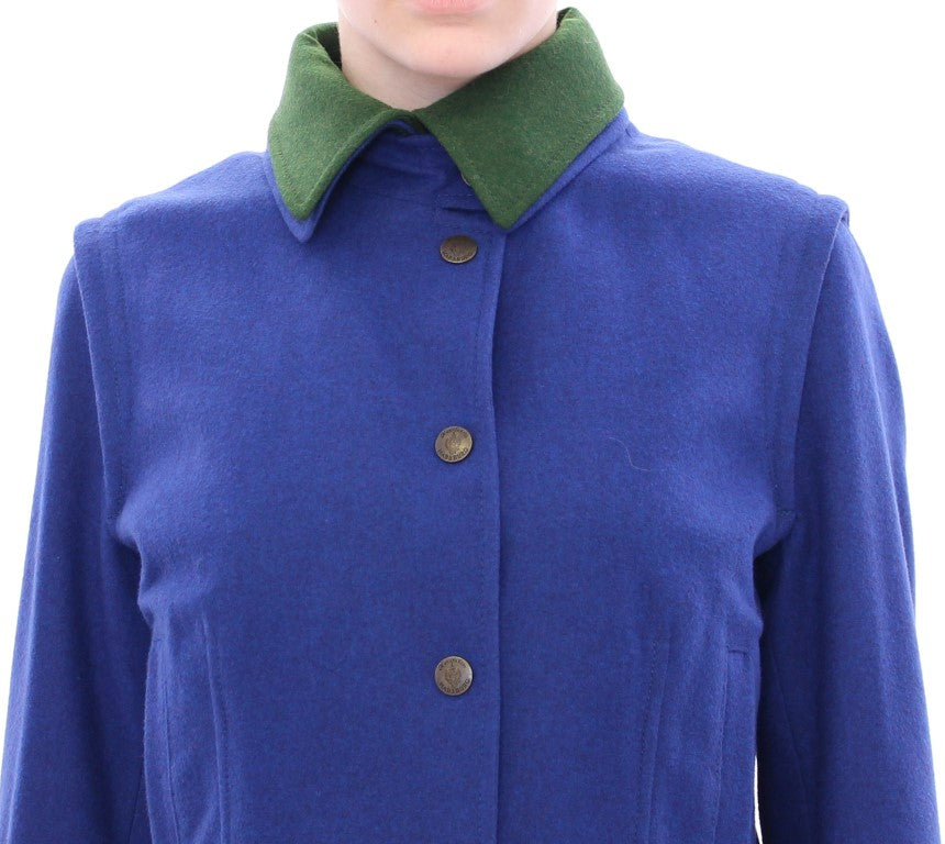 Andrea Incontri Habsburg Blue Green Wool Jacket Coat | Regal Royce