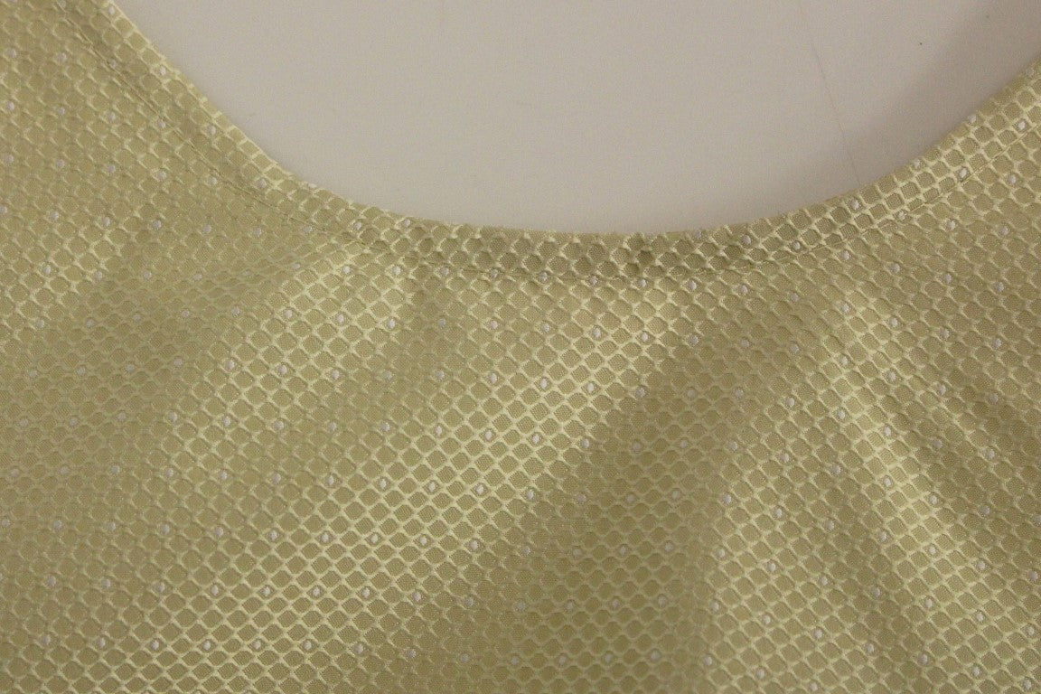 Andrea Incontri Beige Sleeveless Shift Mini Dress | Regal Royce