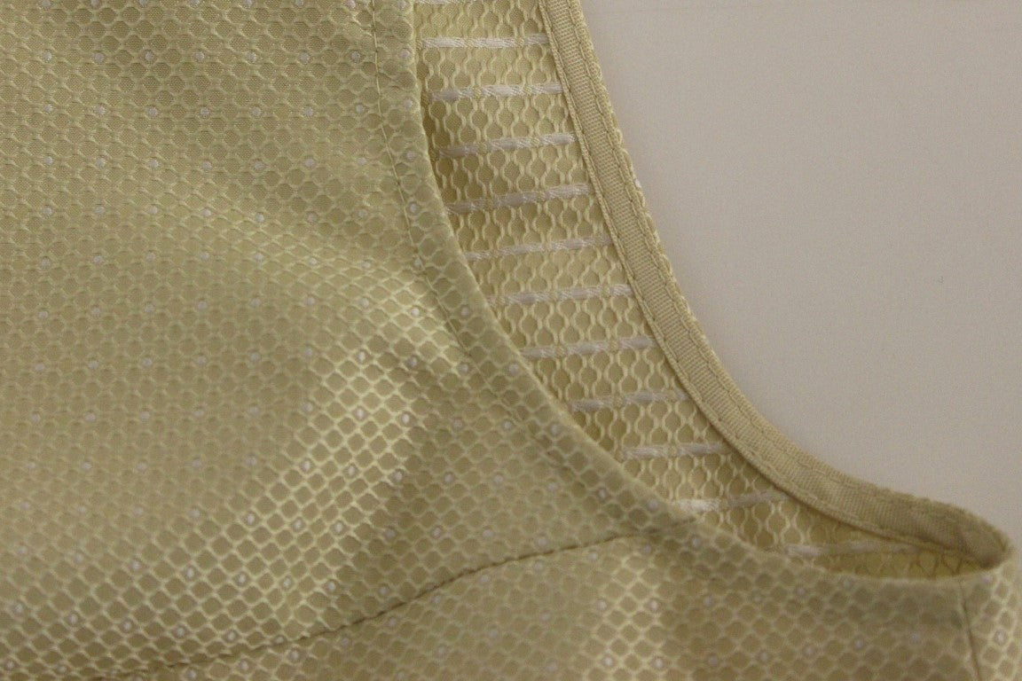 Andrea Incontri Beige Sleeveless Shift Mini Dress | Regal Royce