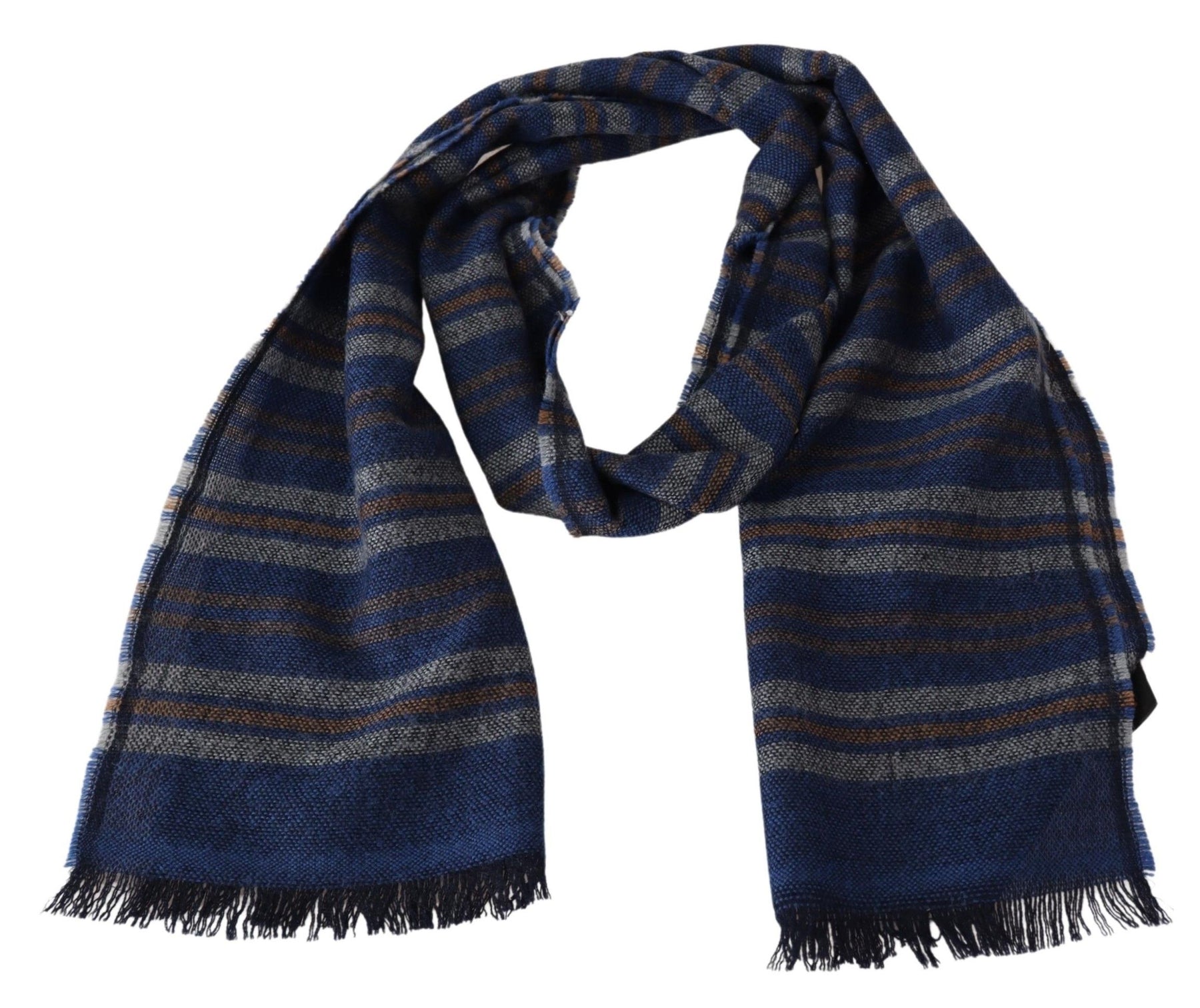 Missoni Multicolor Wool Striped Unisex Neck Wrap Shawl | Regal Royce