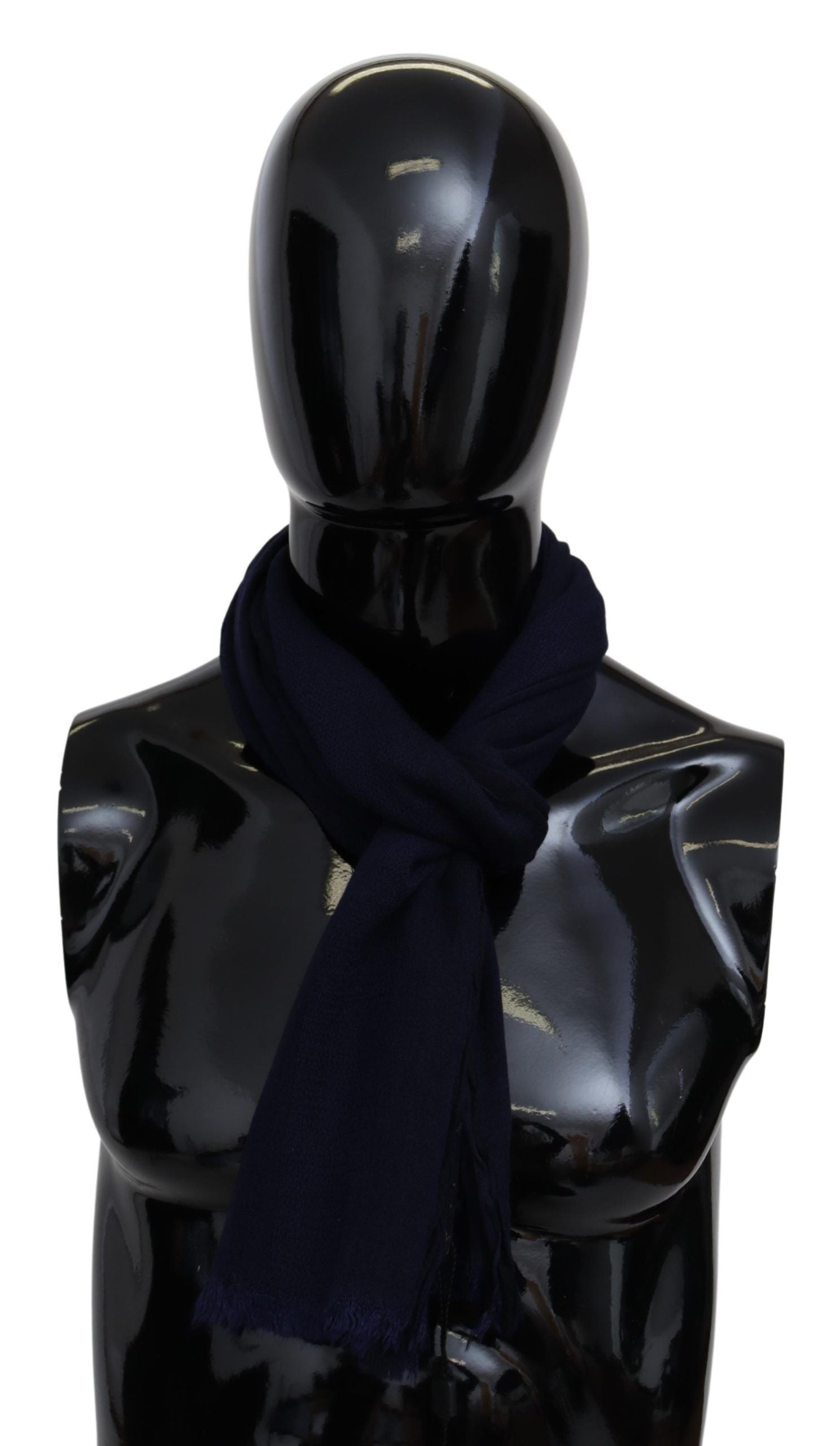 Missoni Blue Wool Knit Unisex Neck Wrap Scarf | Regal Royce
