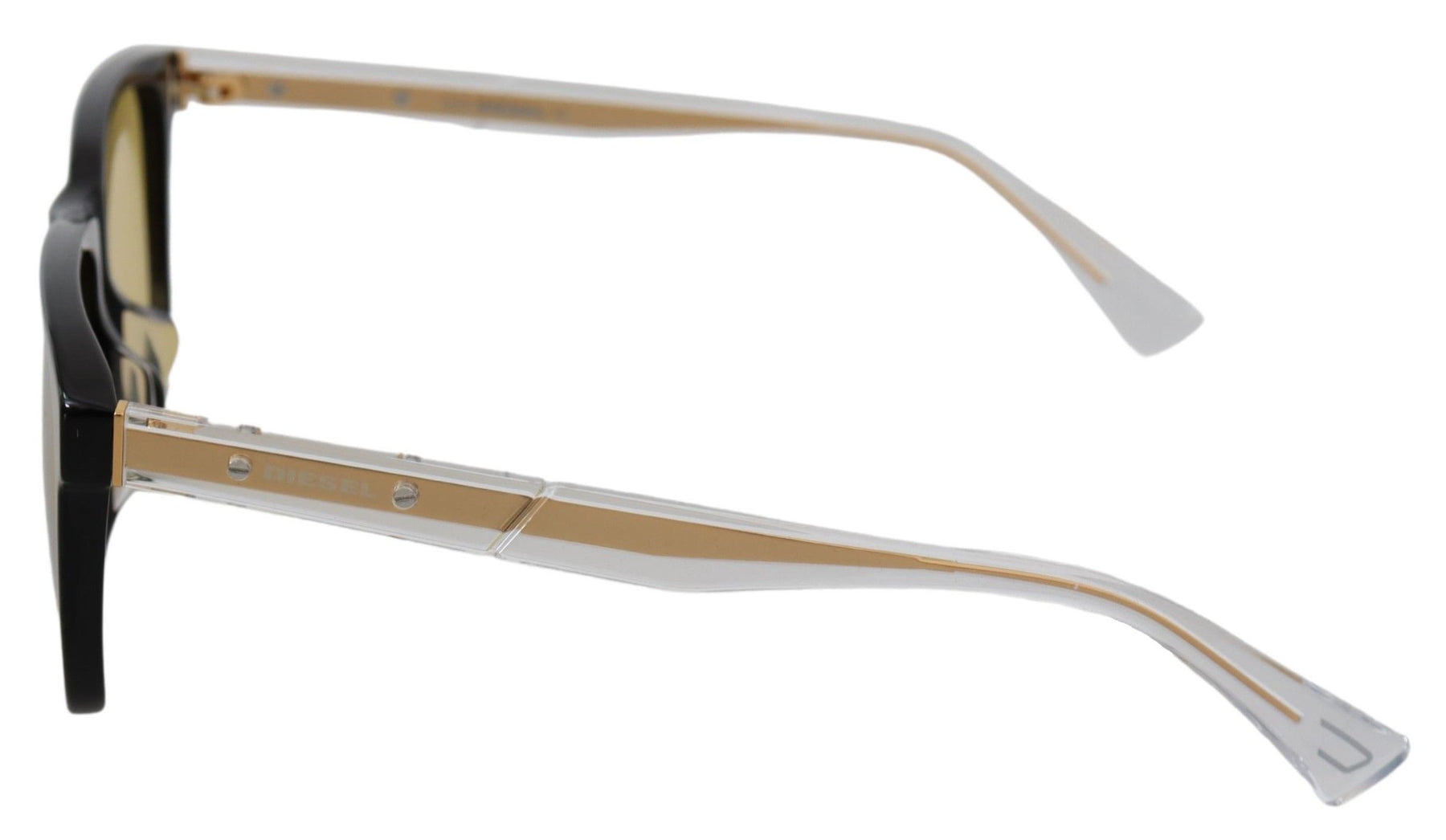 Diesel Black Frame DL0330-D 01E 57 Yellow Transparent Lenses Sunglasses | Regal Royce