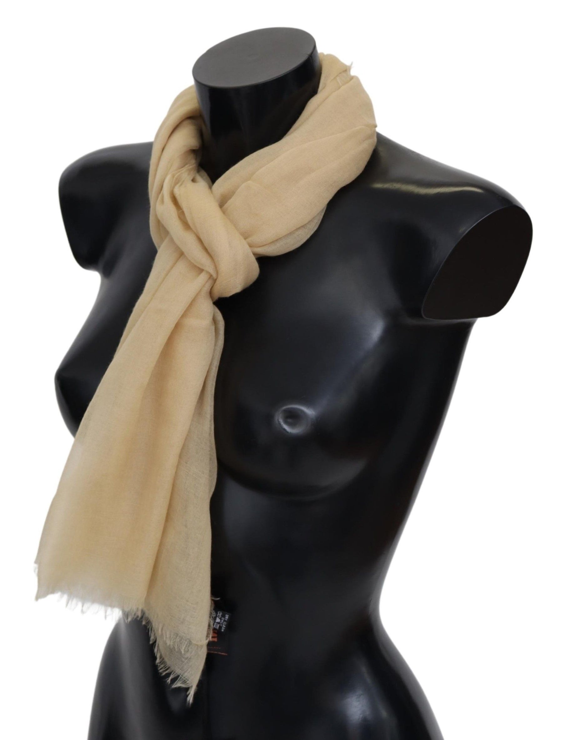 Missoni Beige Cashmere Unisex Neck Scarf | Regal Royce