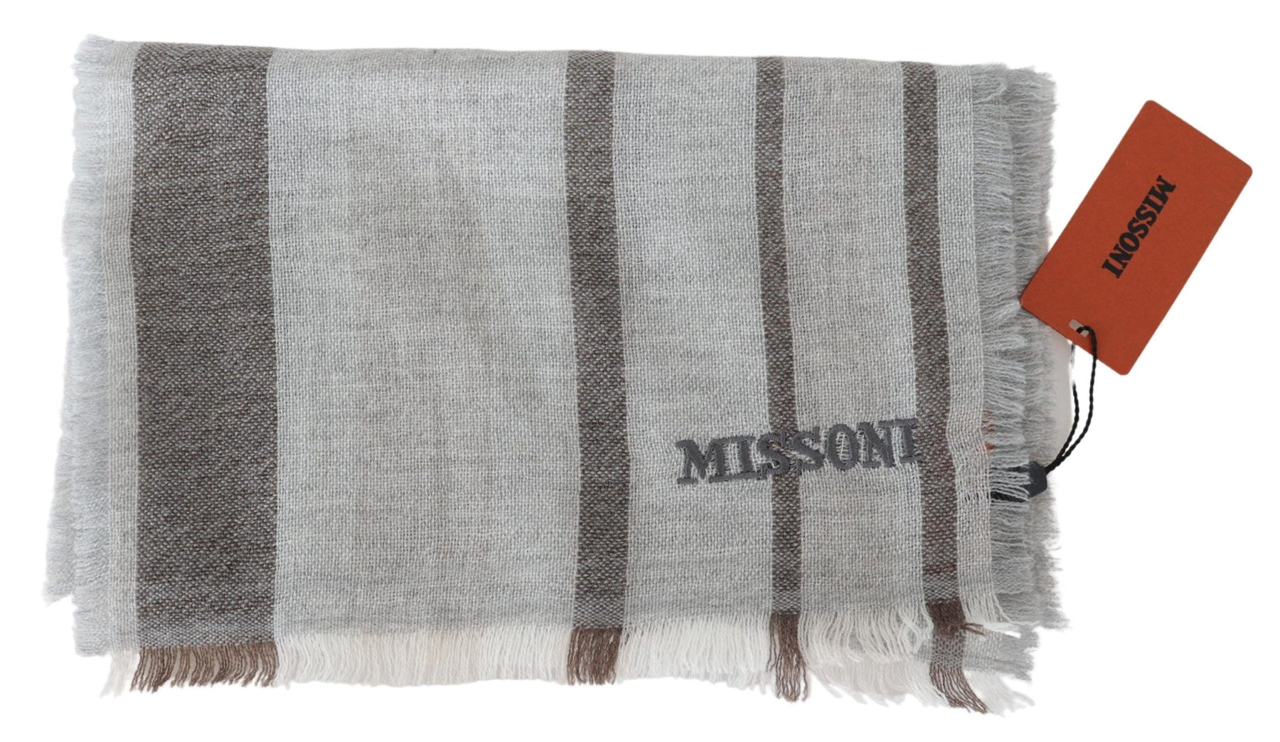 Missoni Multicolor Striped Wool Unisex Neck Wrap Scarf | Regal Royce