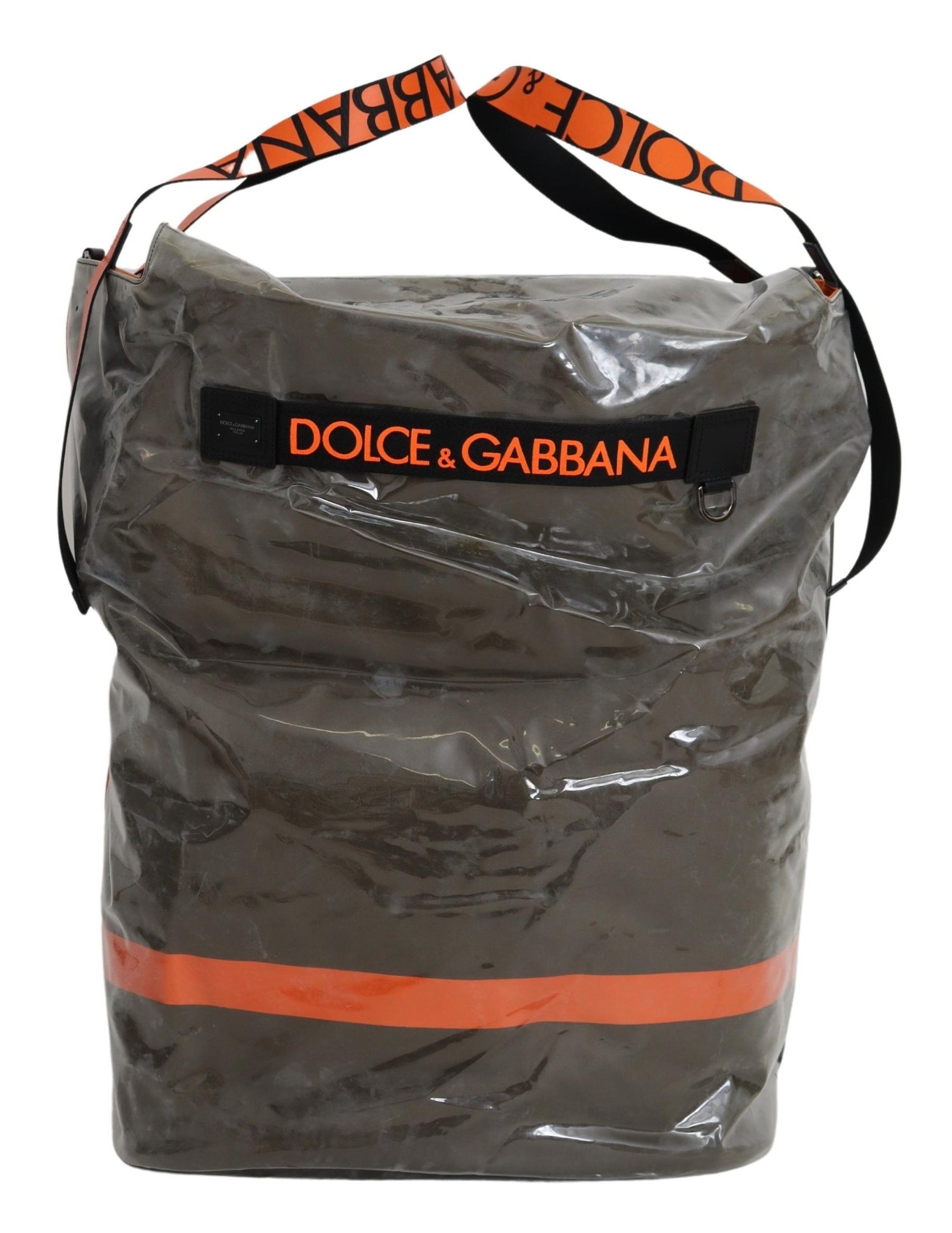 Dolce & Gabbana Cotton Men Large Fabric Green Shopping Tote Bag | Regal Royce