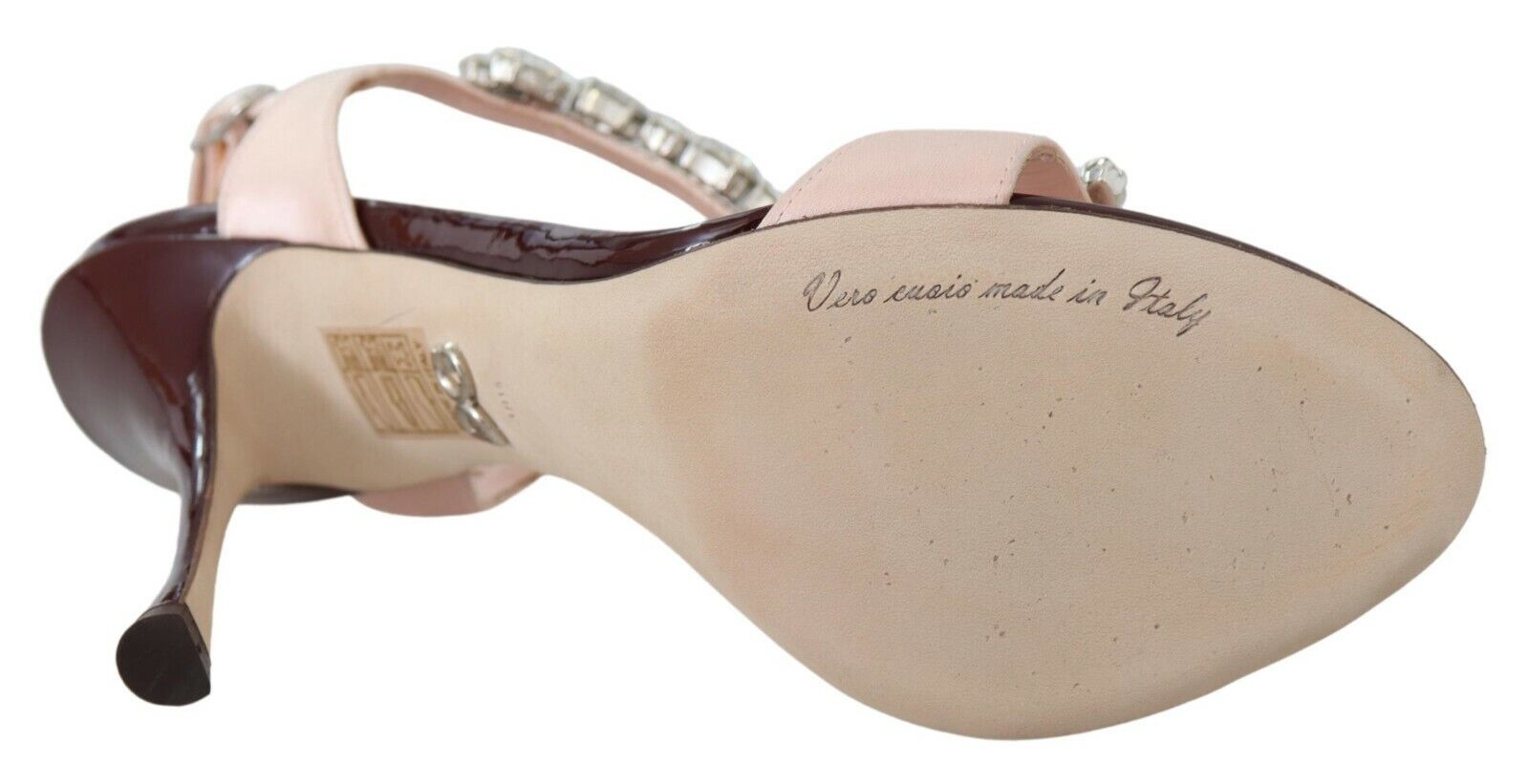 Dolce & Gabbana Pink Crystals Heels Keira Sandals | Regal Royce