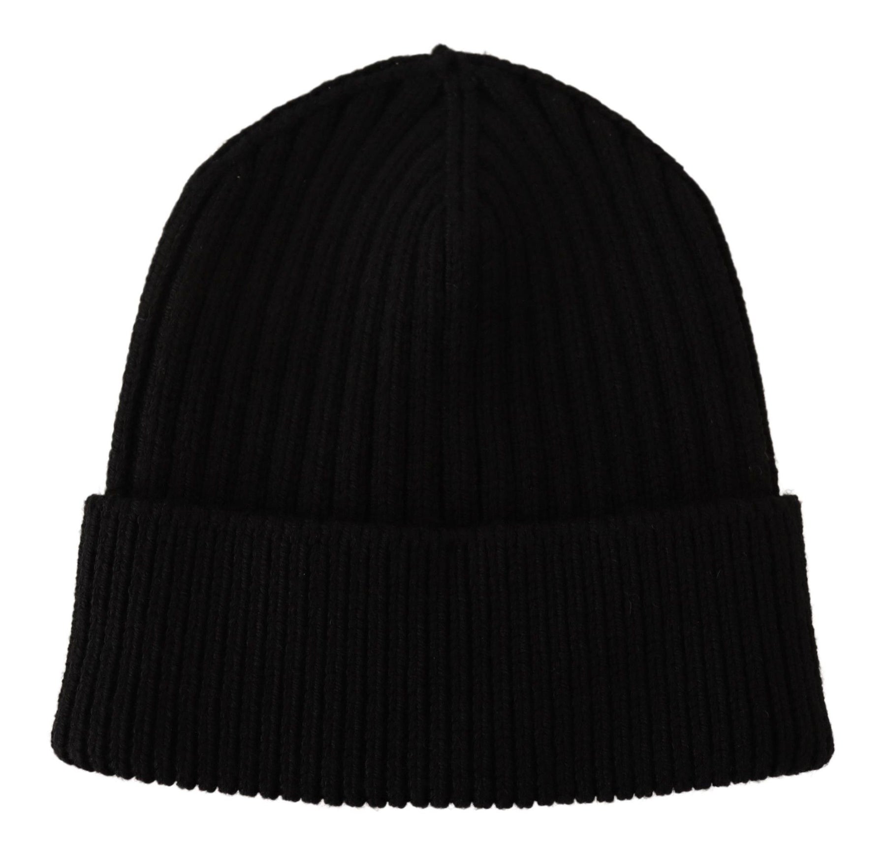Dolce & Gabbana Black Wool Knit Women Winter Hat | Regal Royce