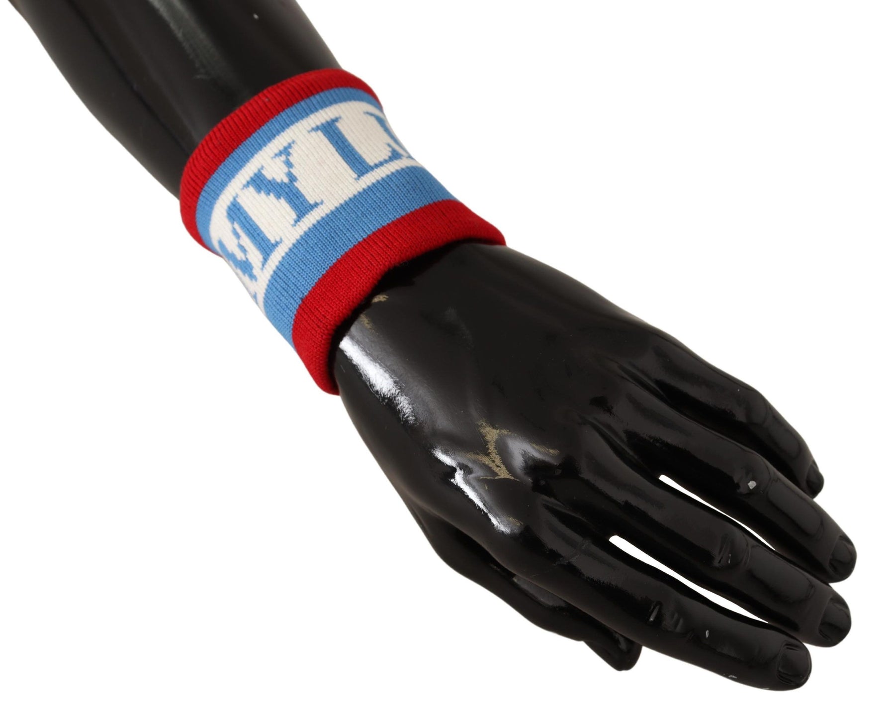 Dolce & Gabbana Multicolor King Of My Life Cashmere Wristband | Regal Royce