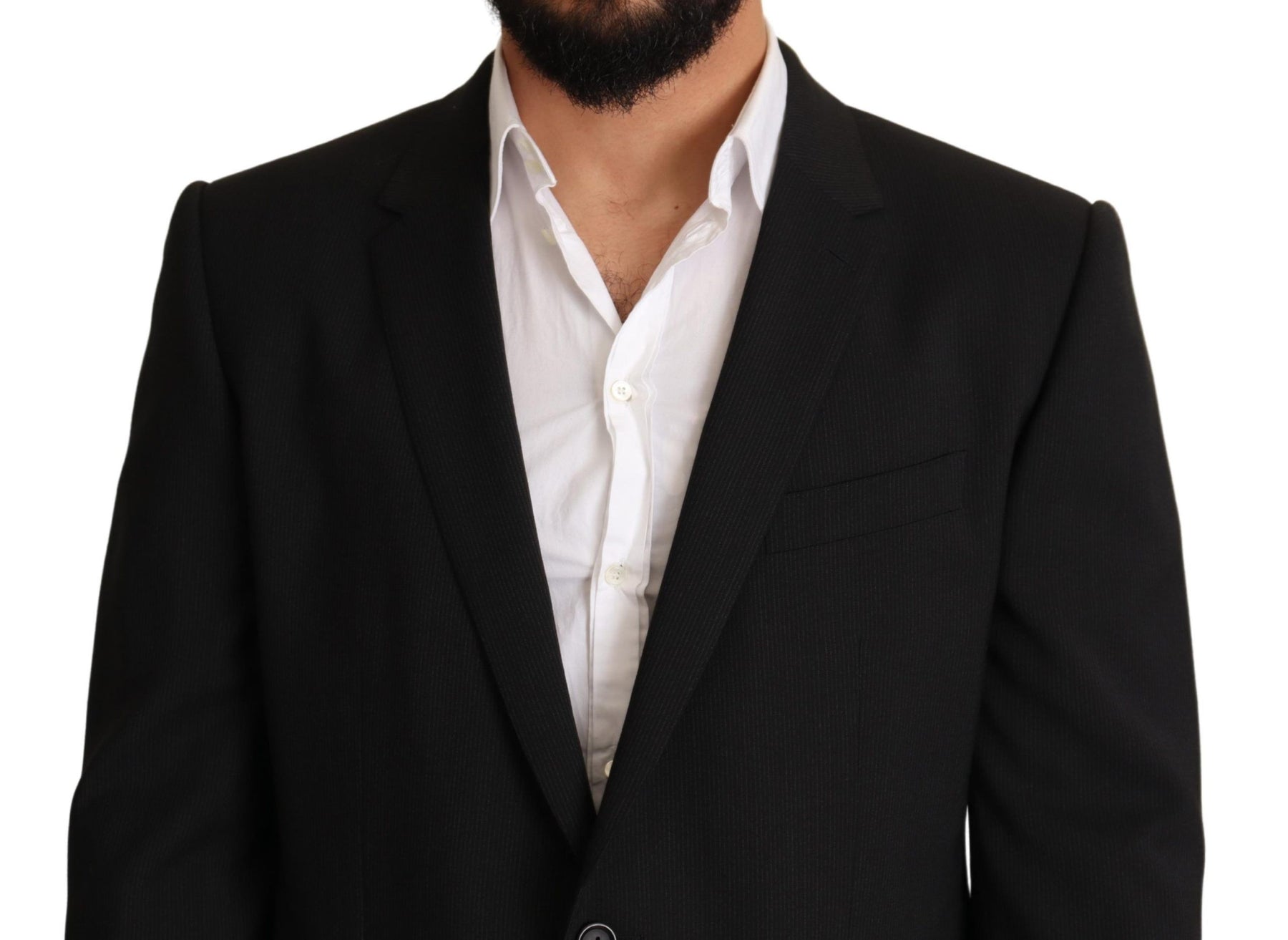 Dolce & Gabbana Black Striped MARTINI Jacket Blazer | Regal Royce