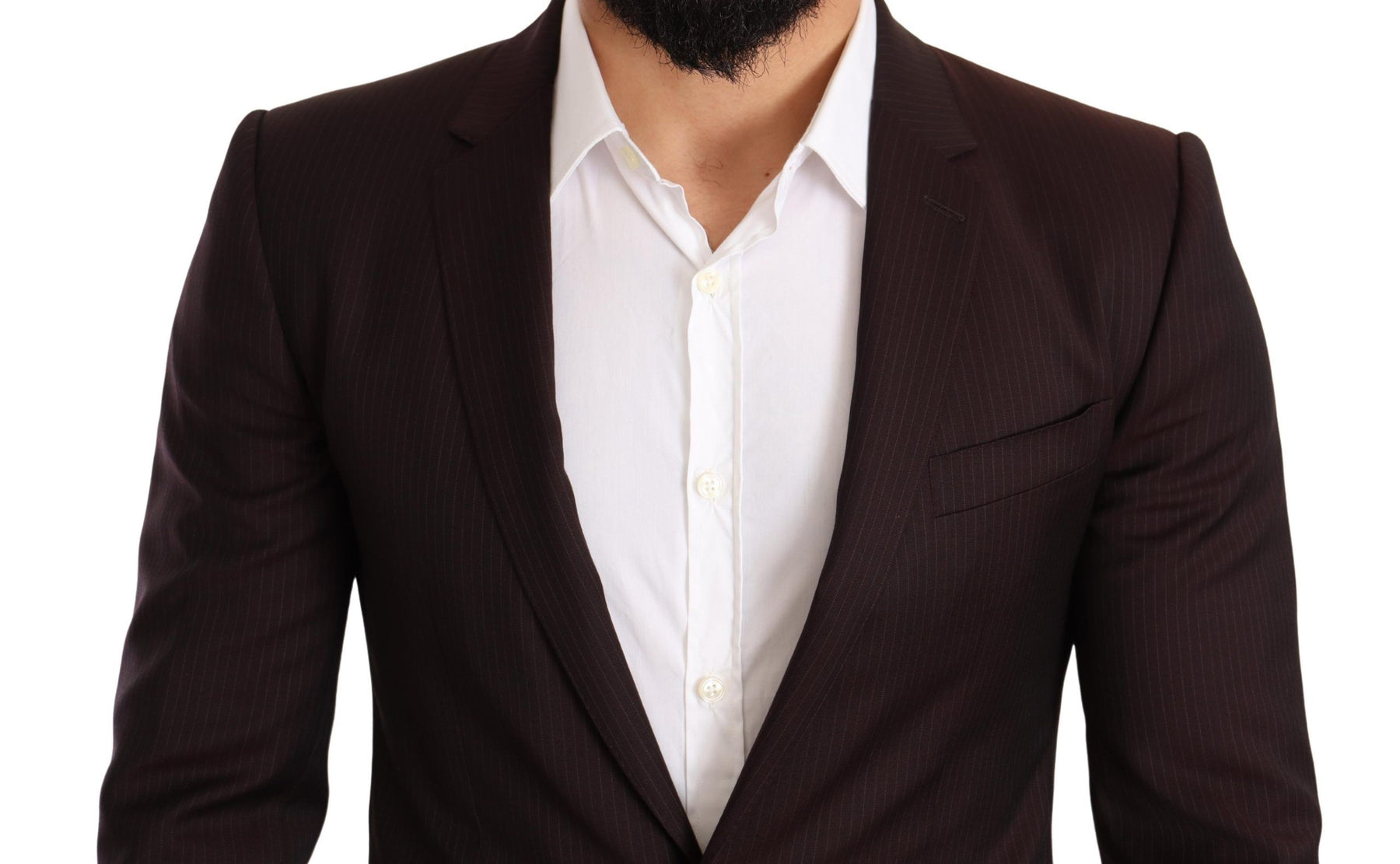 Dolce & Gabbana Bordeaux Wool MARTINI Slim Fit Suit | Regal Royce