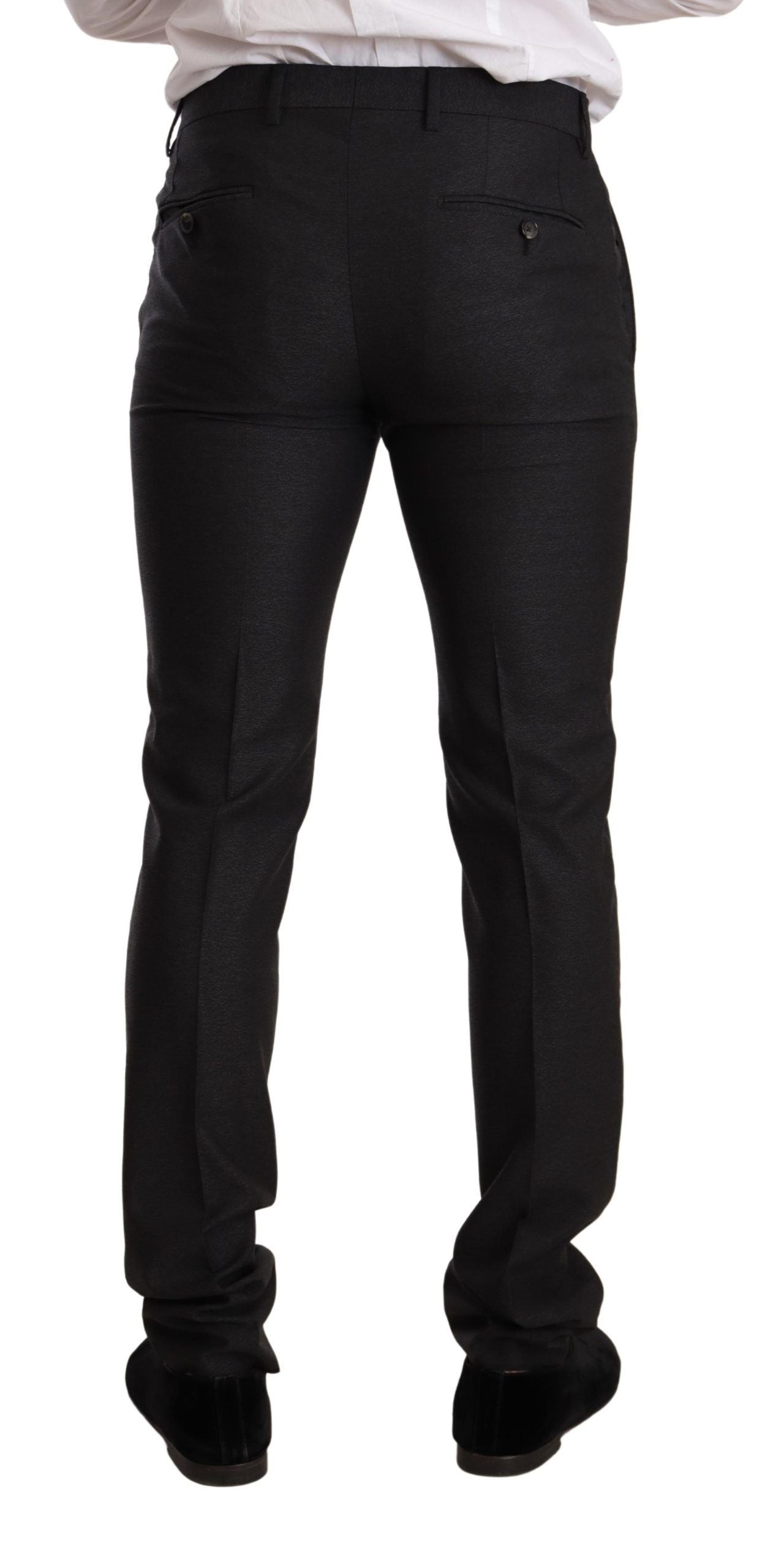 Dolce & Gabbana Gray Wool MARTINI Slim Fit Set Suit | Regal Royce