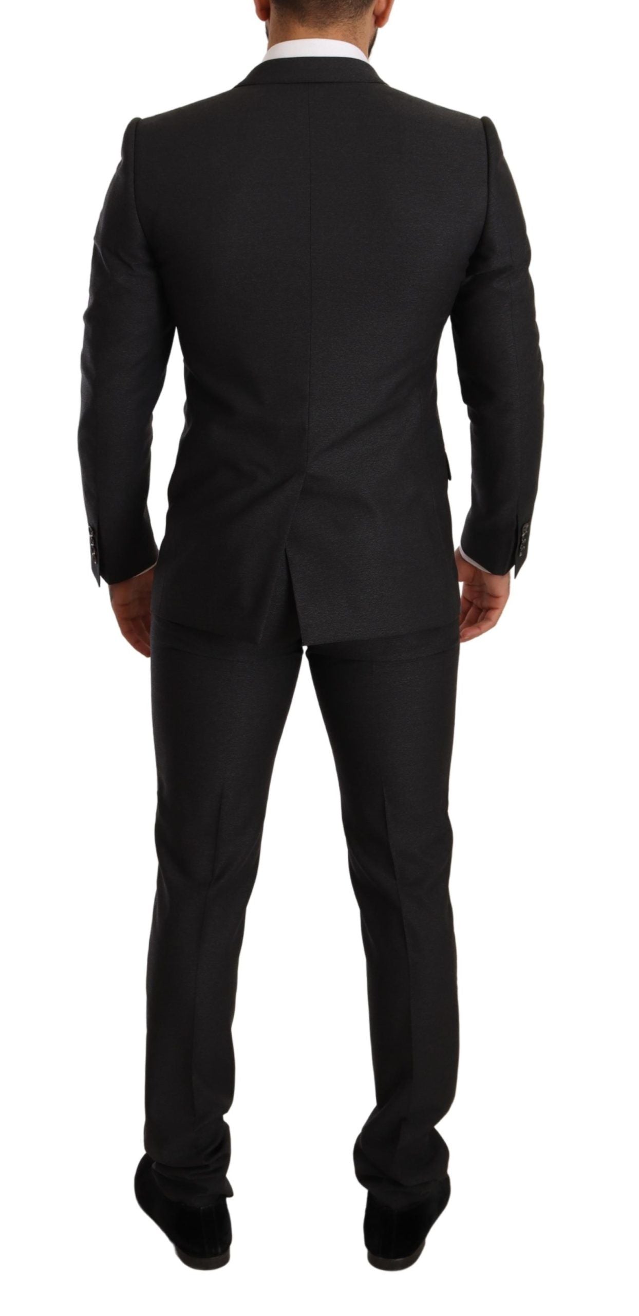 Dolce & Gabbana Gray Wool MARTINI Slim Fit Set Suit | Regal Royce