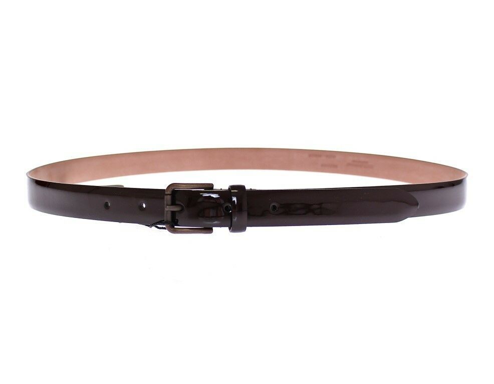 Dolce & Gabbana Brown Leather Logo Belt Cintura Belt | Regal Royce