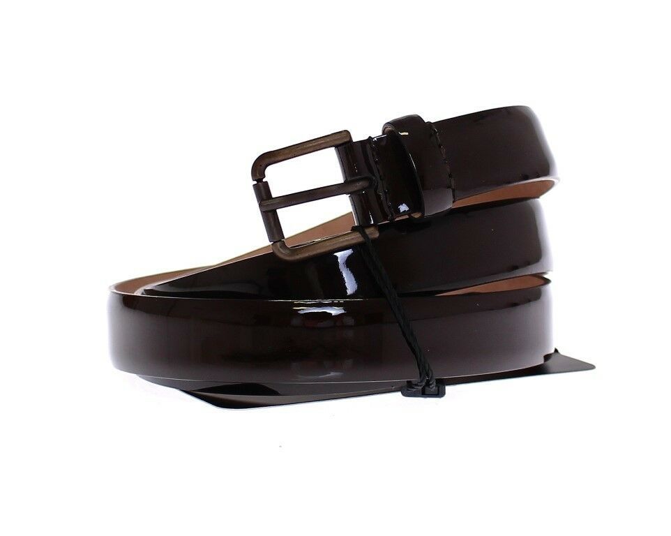 Dolce & Gabbana Brown Leather Logo Belt Cintura Belt | Regal Royce