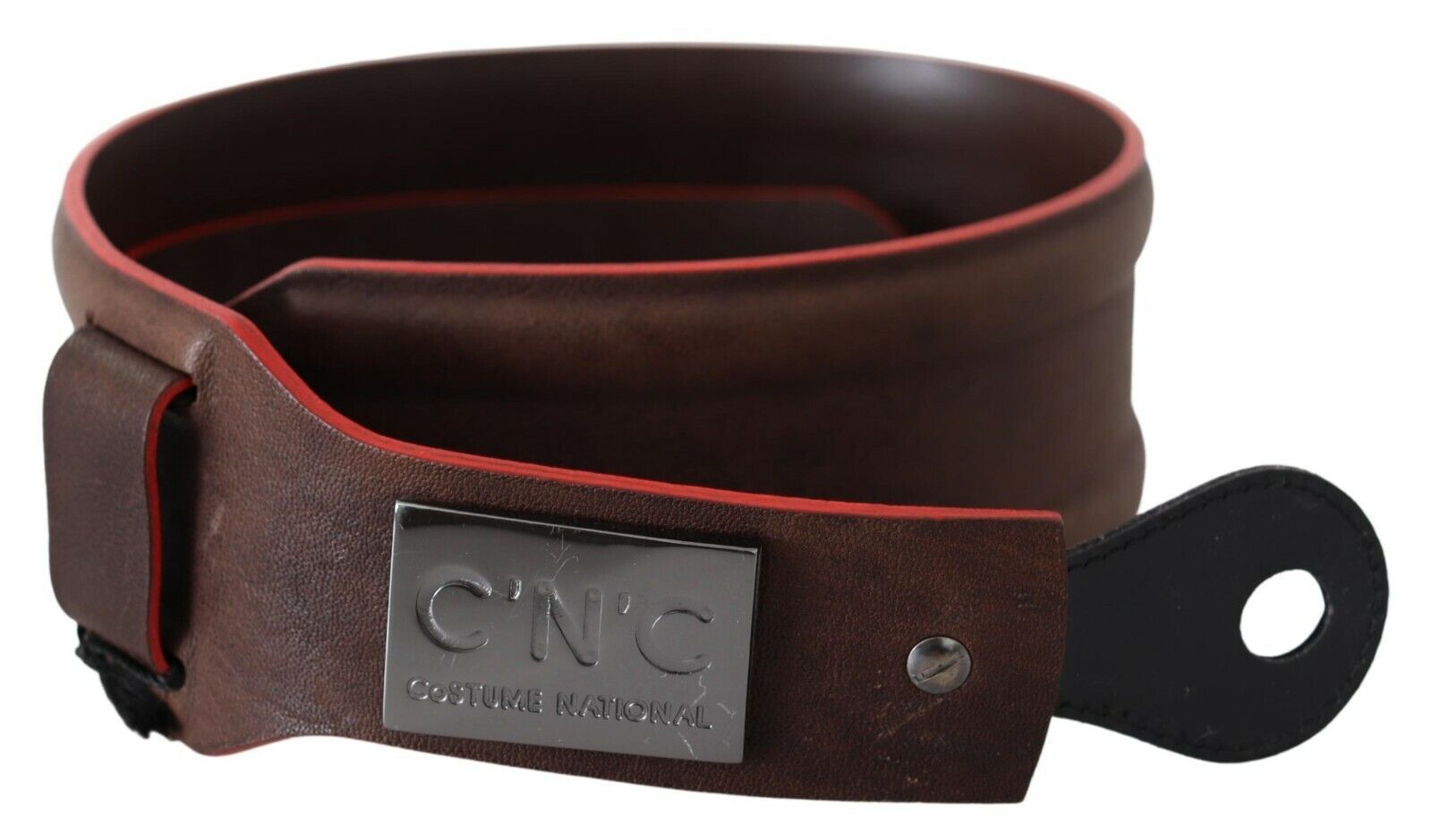 Costume National Dark Brown Genuine Leather Belt | Regal Royce