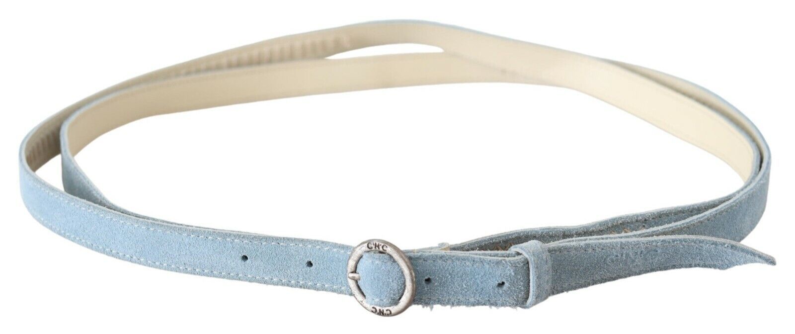 Costume National Blue Skinny Leather Fashion Waist Belt | Regal Royce
