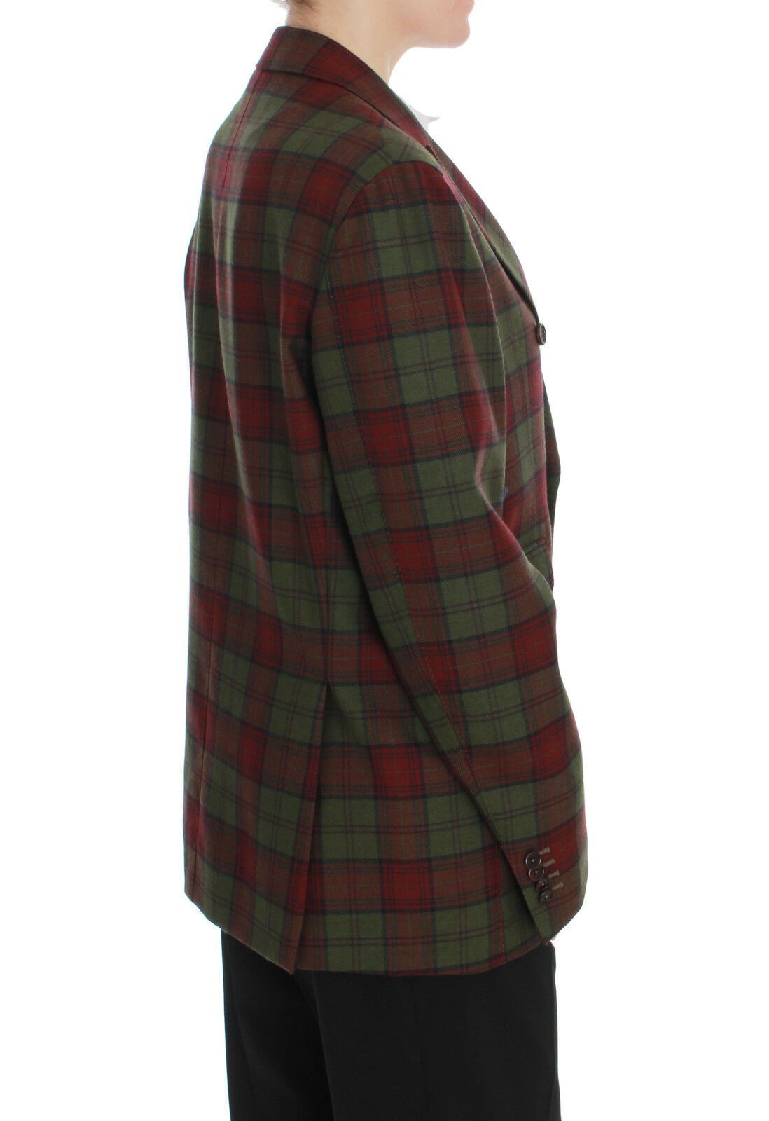 BENCIVENGA Green Wool Double Breasted Bordeaux | Regal Royce