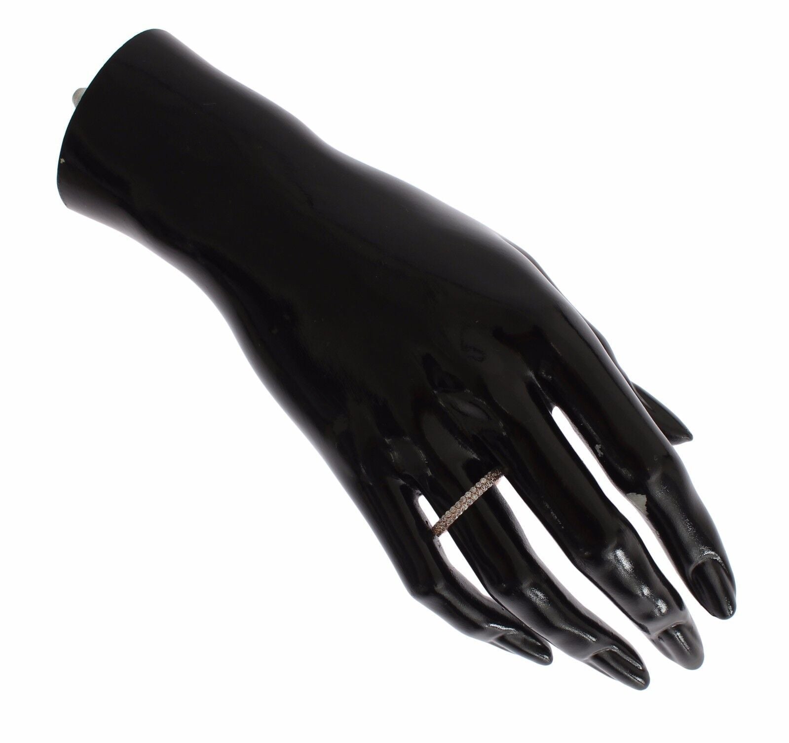 Nialaya Pink Gold 925 Silver Clear CZ Ring | Regal Royce