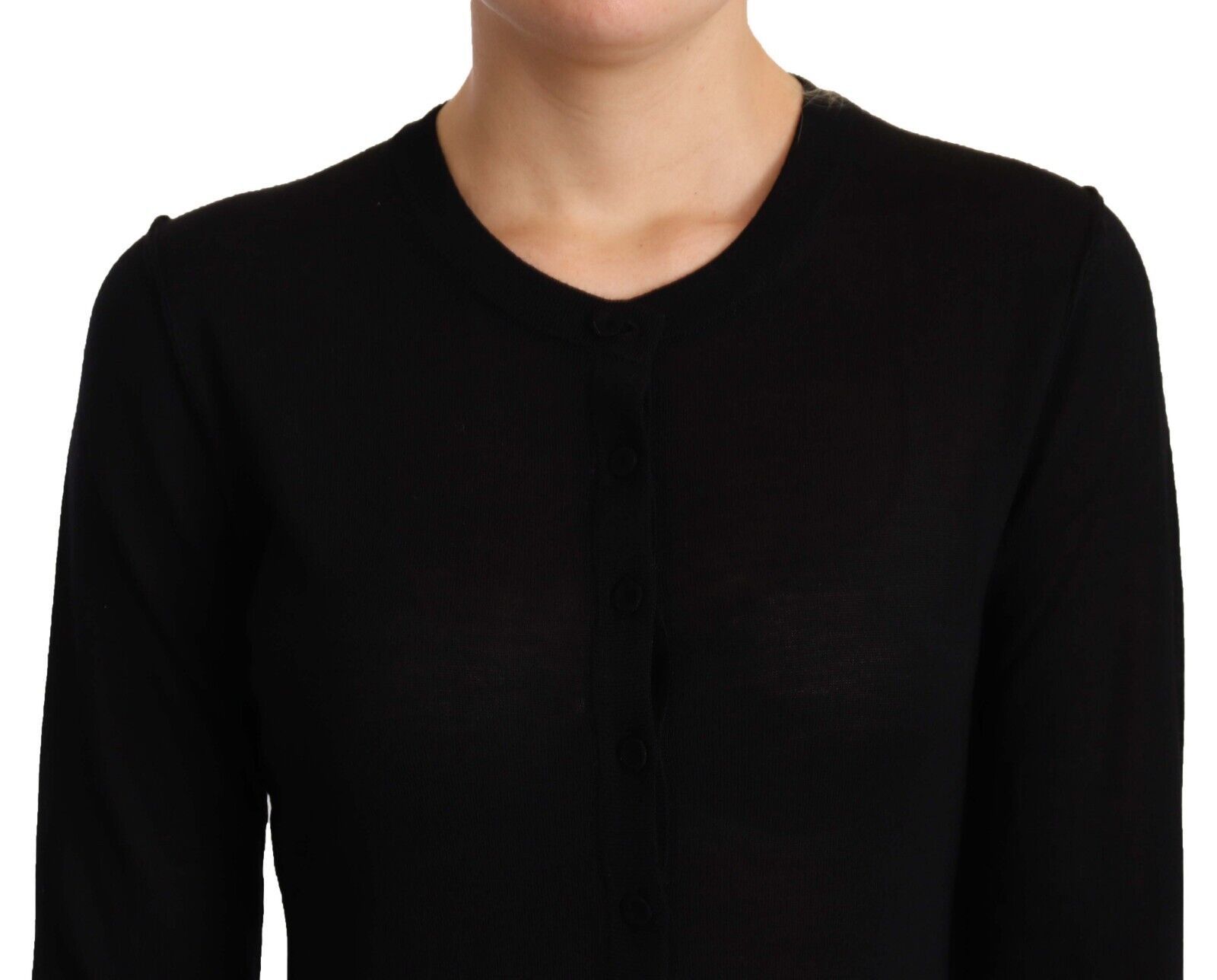 Dolce & Gabbana Black Crewneck Pullover STAFF Sweater Wool | Regal Royce