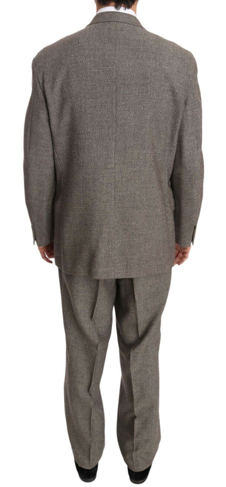Fendi Brown Wool Regular Single  Breasted Suit | Regal Royce