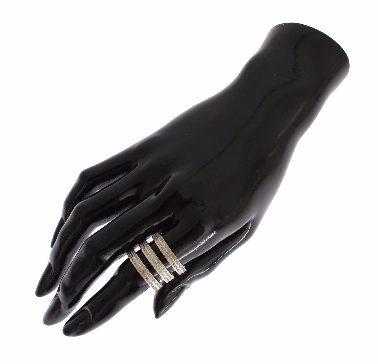 Nialaya Authentic Womens Clear CZ 925 Sterling Silver Ring | Regal Royce