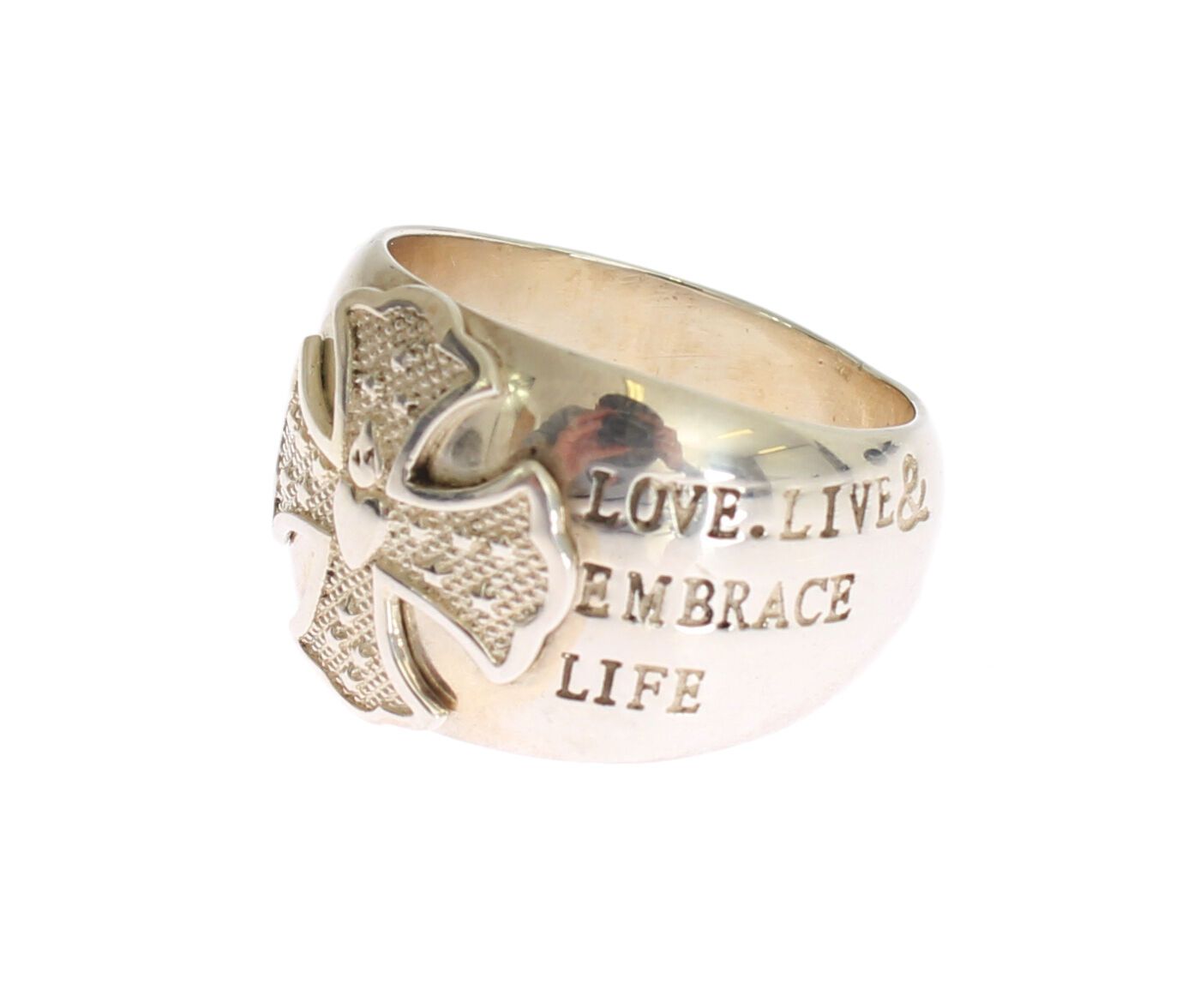 Nialaya Silver Cross Womens 925 Sterling Ring | Regal Royce