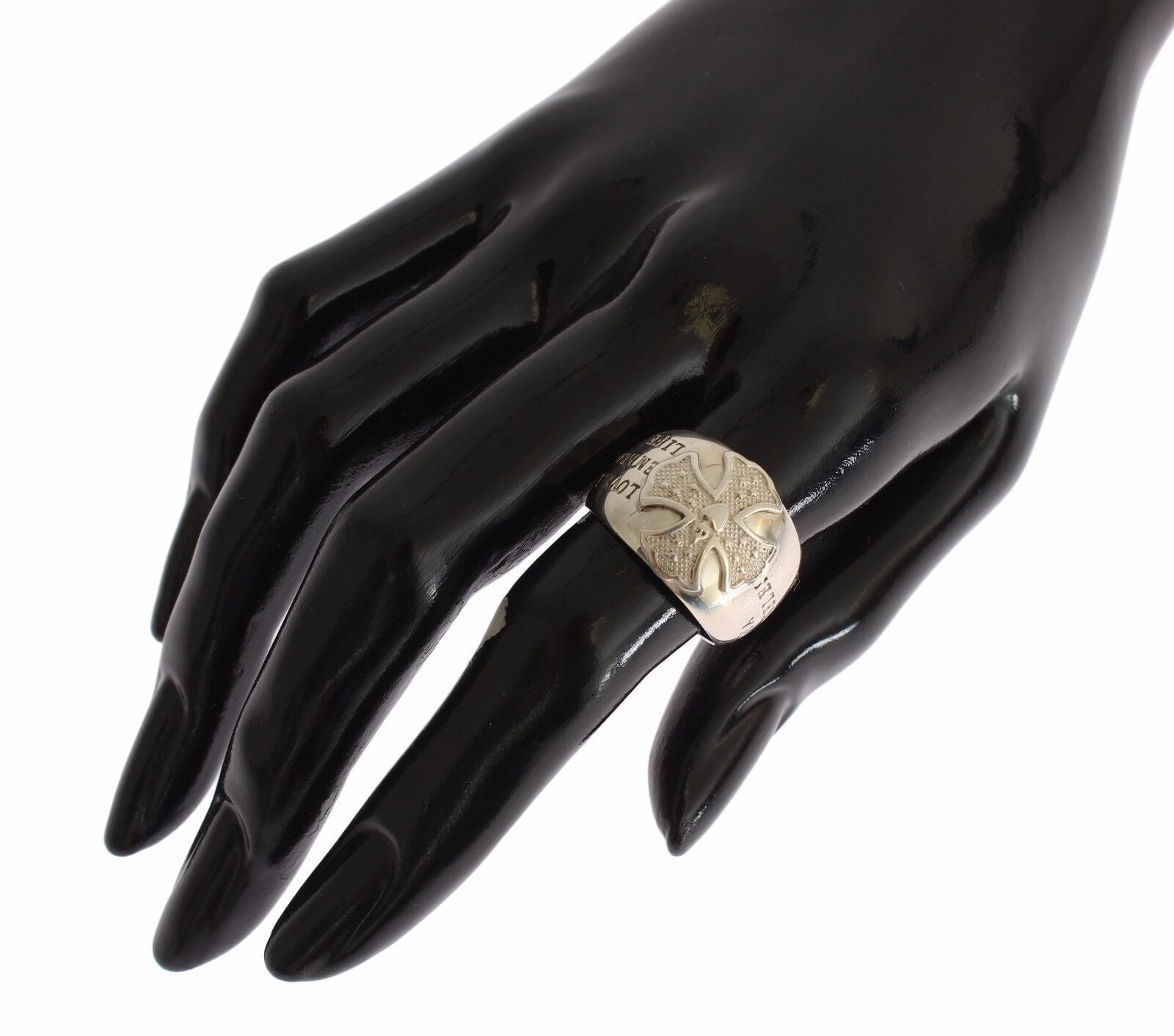 Nialaya Silver Cross Womens 925 Sterling Ring | Regal Royce