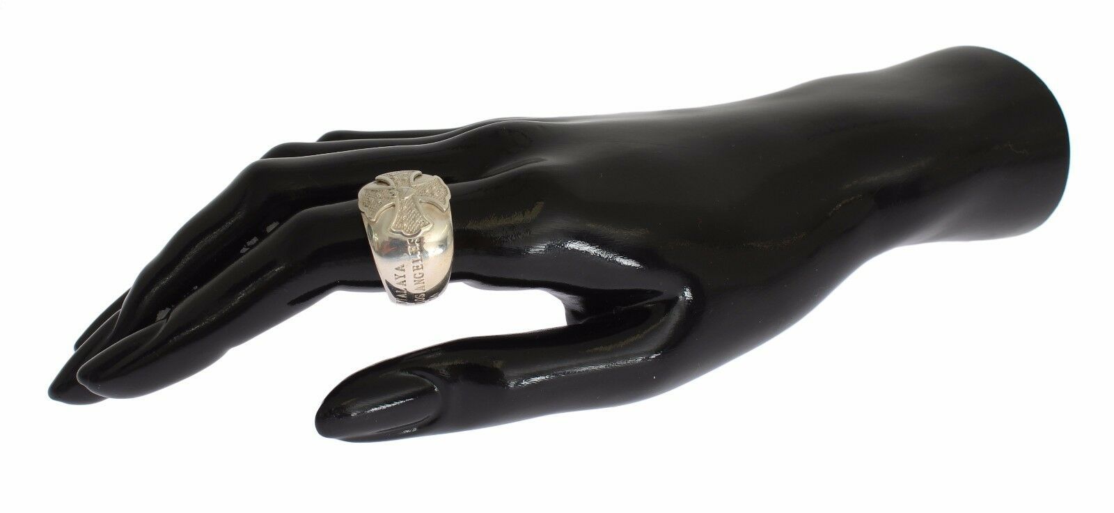 Nialaya Silver Cross Womens 925 Sterling Ring | Regal Royce