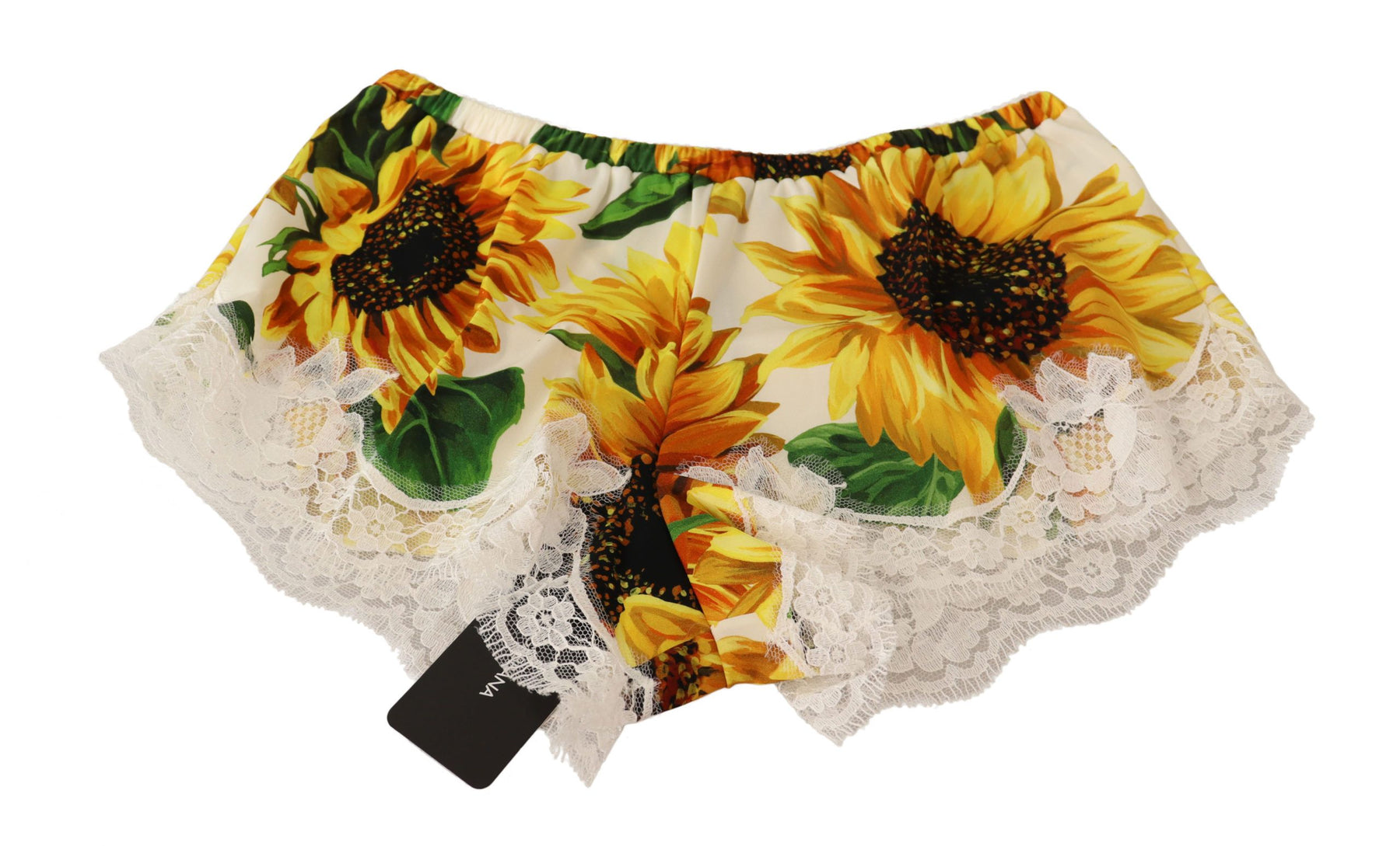 Dolce & Gabbana White Sunflower Lace Lingerie Underwear | Regal Royce
