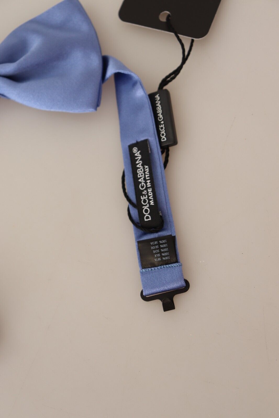 Dolce & Gabbana Purple 100% Silk Adjustable Neck Papillon Bow Tie | Regal Royce