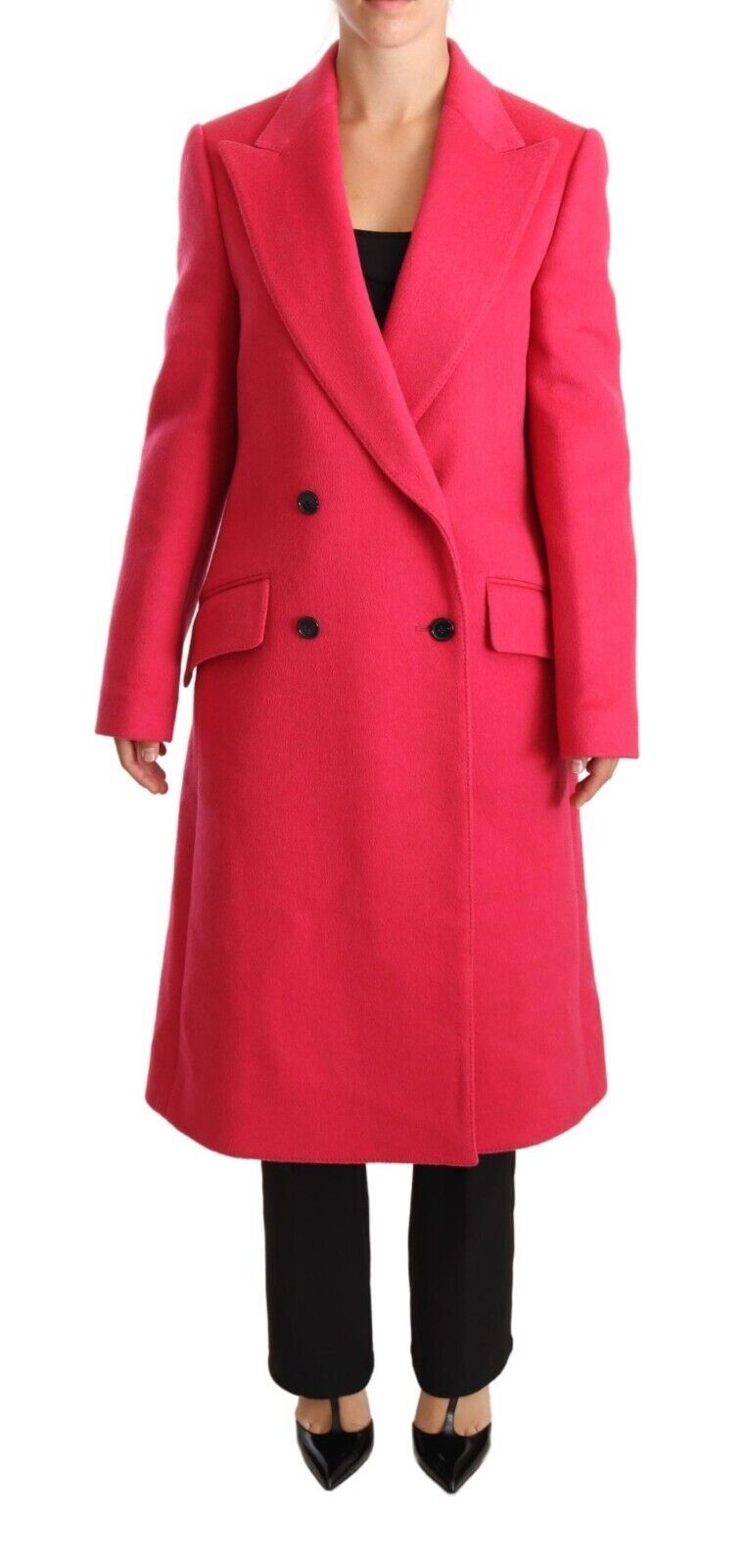 Dolce & Gabbana Pink Double Breasted Trenchcoat Jacket | Regal Royce