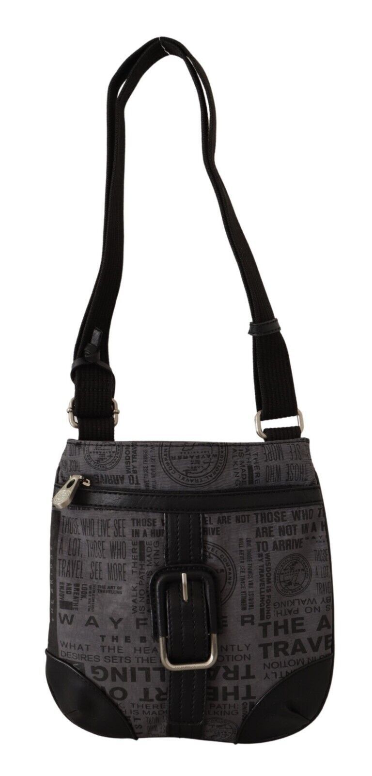 WAYFARER Gray Printed Logo Shoulder Crossbody Purse Bag | Regal Royce