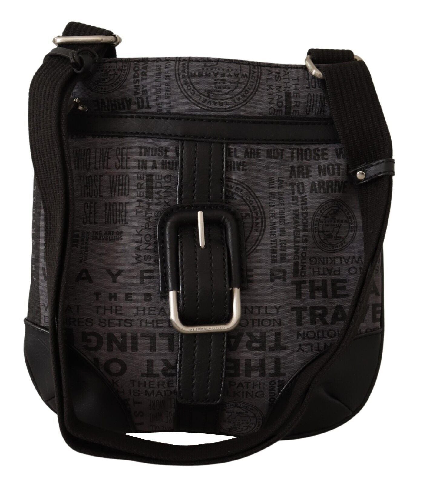 WAYFARER Gray Printed Logo Shoulder Crossbody Purse Bag | Regal Royce