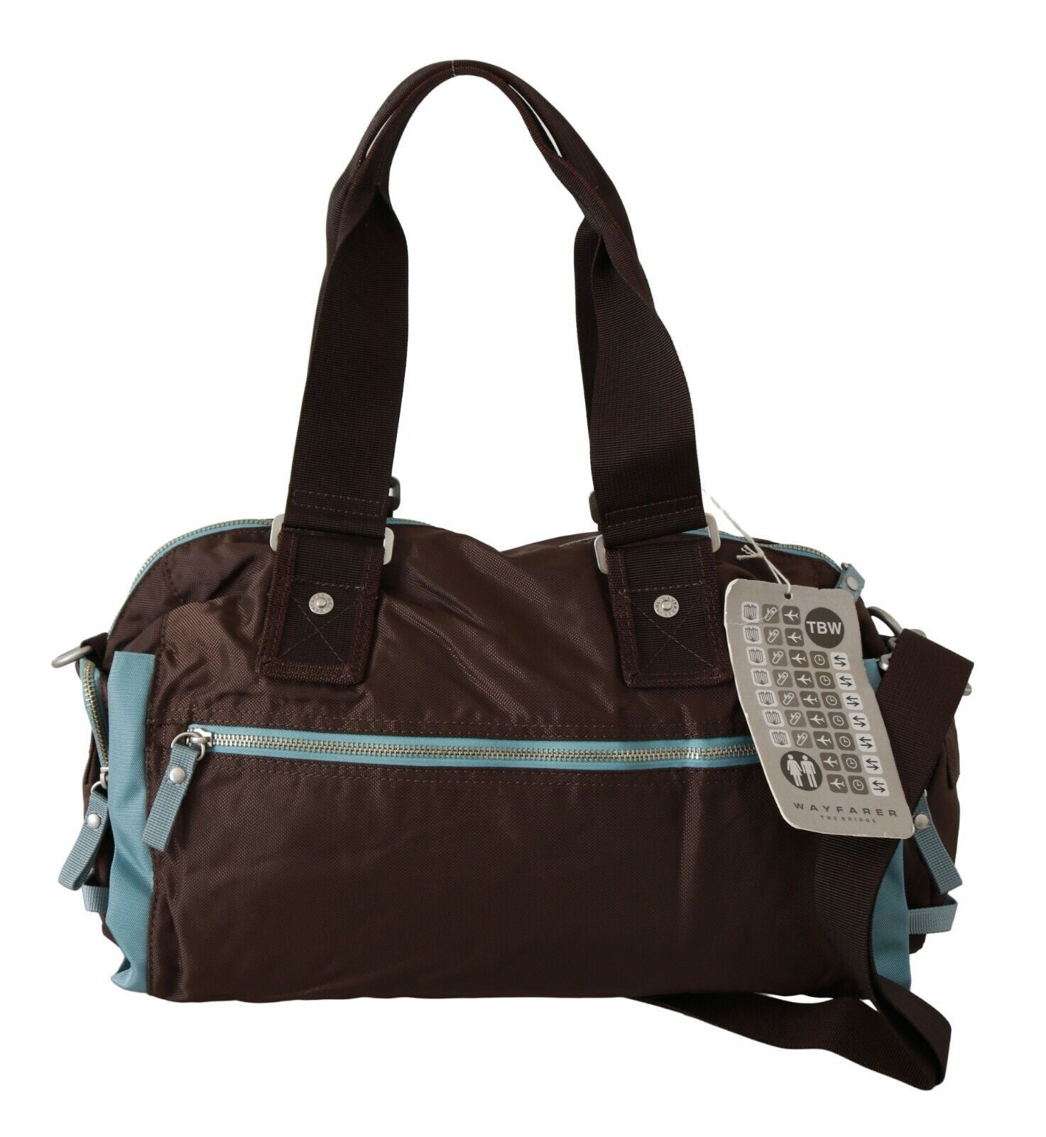 WAYFARER Brown Handbag Duffel Travel Purse | Regal Royce