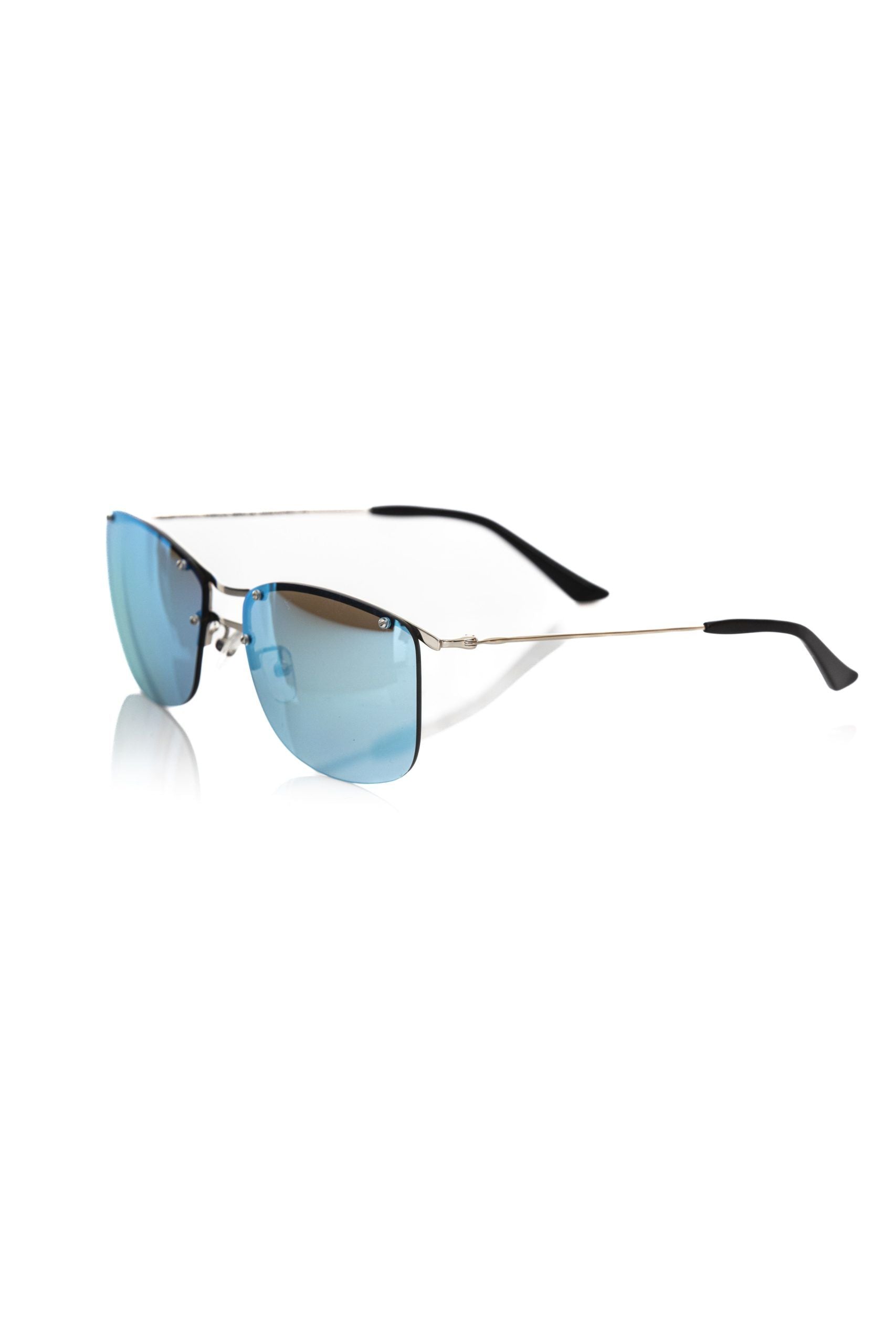 Frankie Morello Silver Metallic Men Sunglasses | Regal Royce