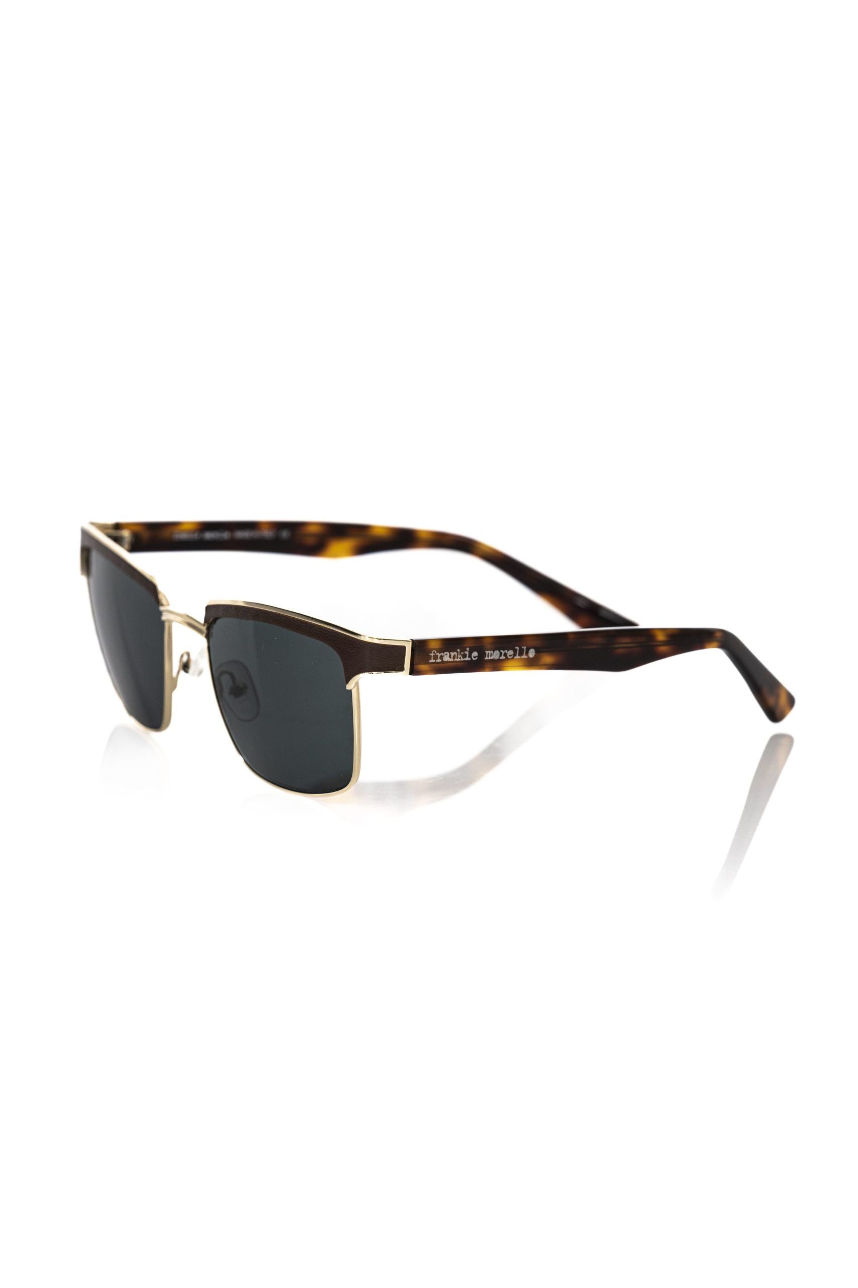 Frankie Morello Brown Metallic Men's Sunglass | Regal Royce