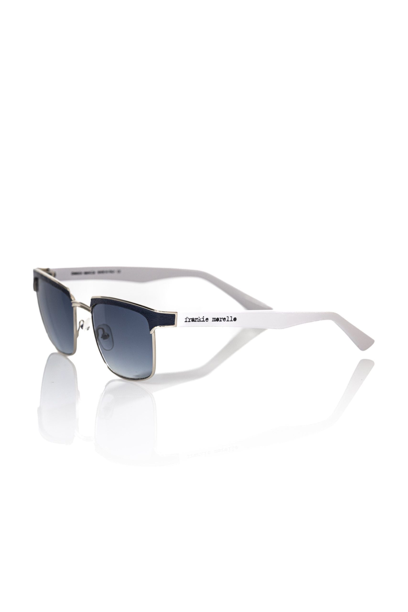 Frankie Morello Black Metallic Fiber Men Sunglass | Regal Royce
