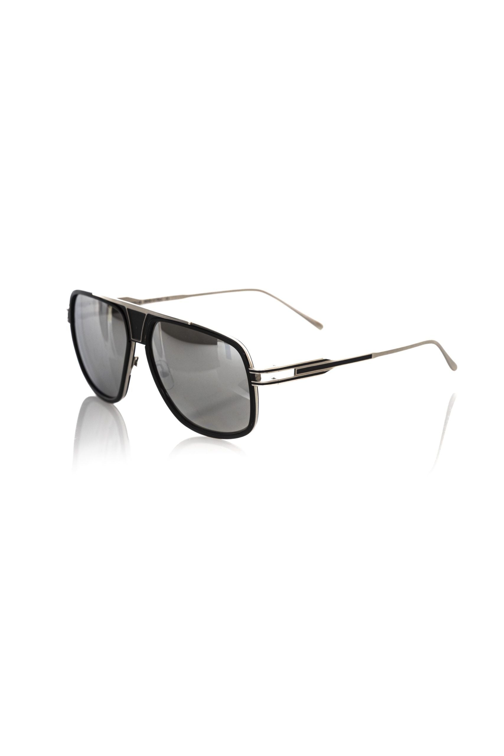 Frankie Morello Black Metallic Fiber Men Sunglass | Regal Royce
