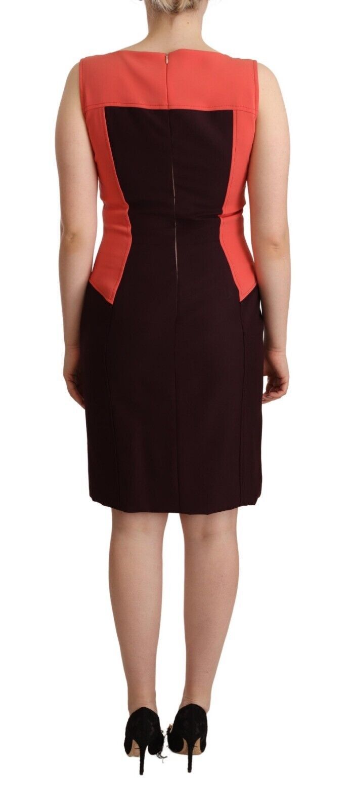 CO|TE Multicolor Polyester Sleeveless Sheath Knee Length Dress | Regal Royce