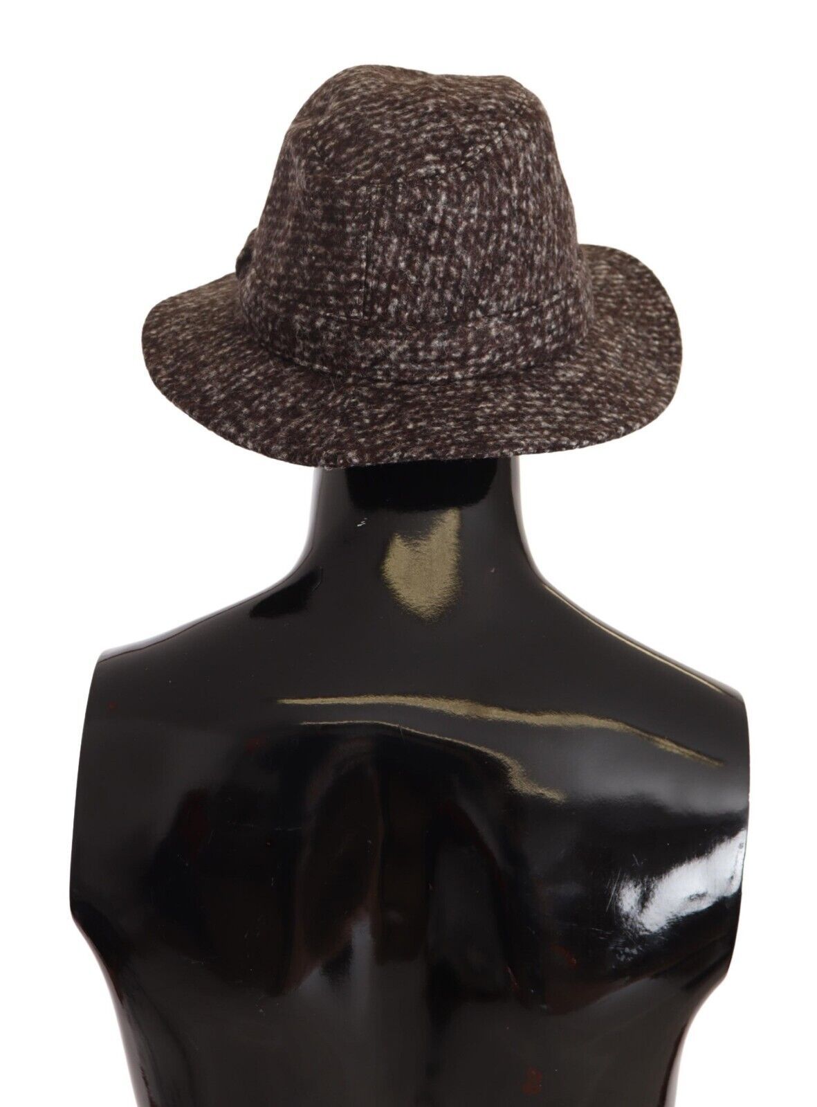 Dolce & Gabbana Gray Melange Blended Textured Tweed Hat | Regal Royce