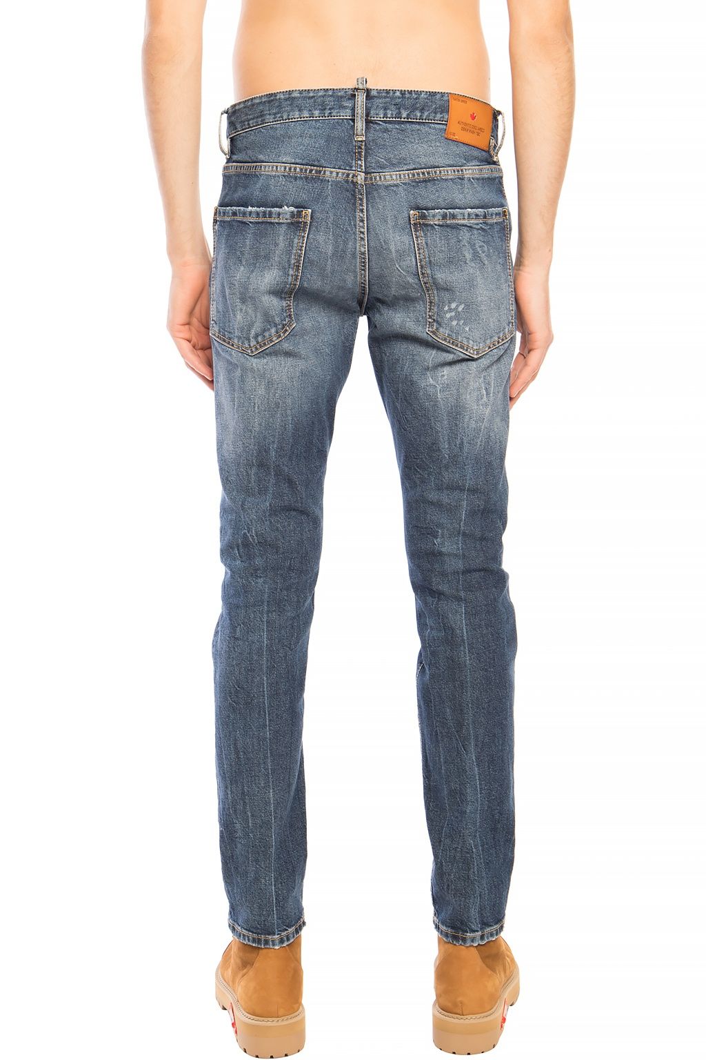 Dsquared² Blue Cotton Men Jeans