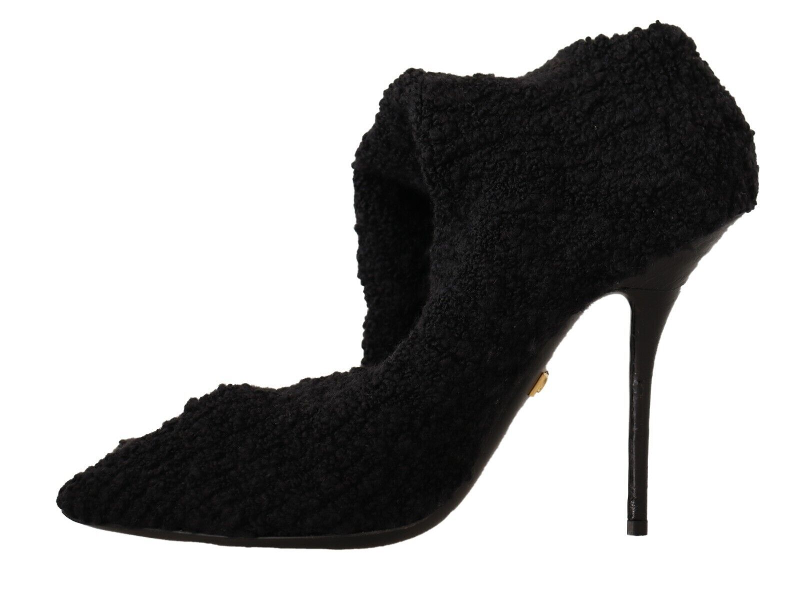 Dolce & Gabbana Black Stretch Socks Knee High Booties Shoes | Regal Royce