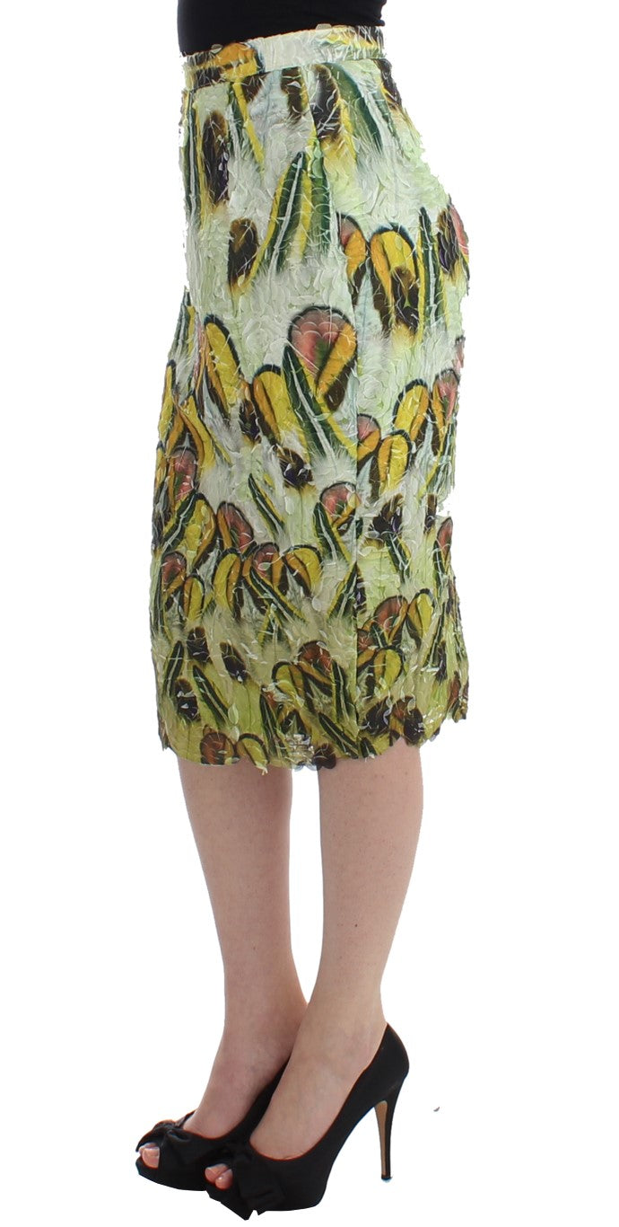 Lanre Da Silva Ajayi Multicolor Organza Pencil Skirt | Regal Royce